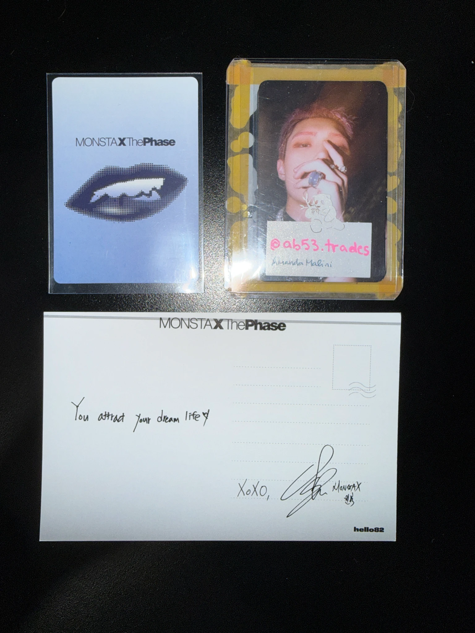MONSTA X Minhyuk MONSTA X - Minhyuk - The Phase Album hello82 playlist event pop-up USA listing photo 2