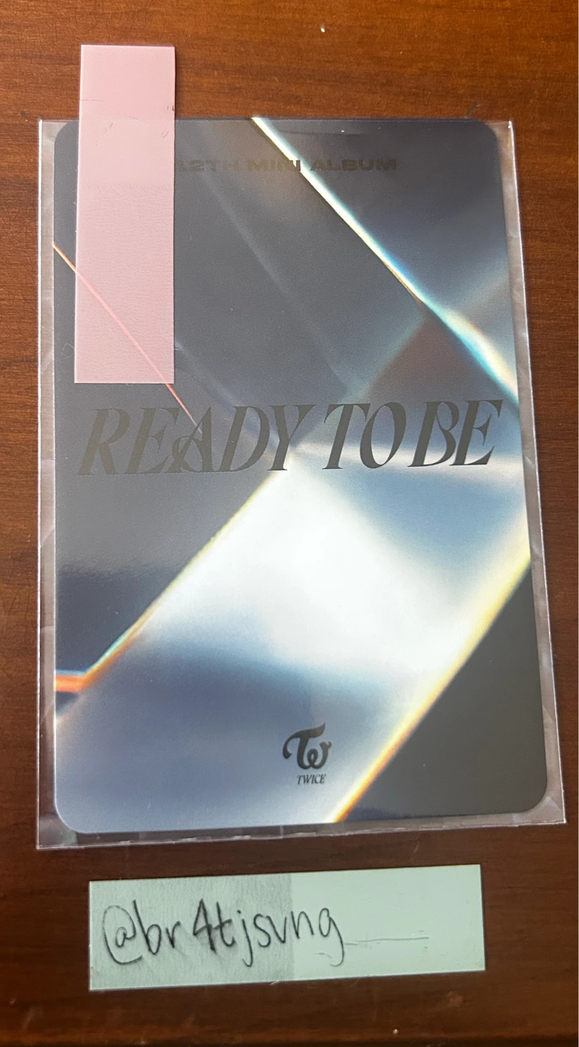 TWICE Jeongyeon TWICE - Jeongyeon - Ready To Be Album pob (pre-order benefit) to version photocard set listing photo 2
