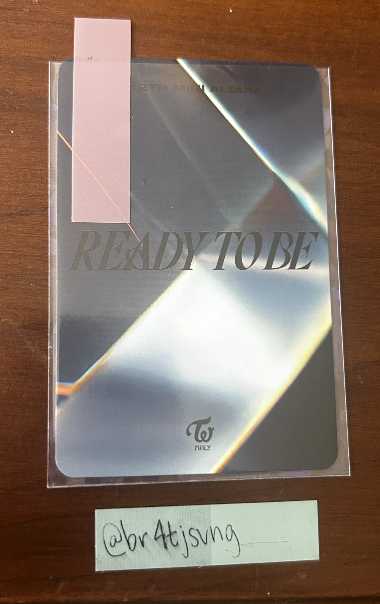 TWICE Sana TWICE - Sana - Ready To Be Album pob (pre-order benefit) to version photocard set listing photo 2