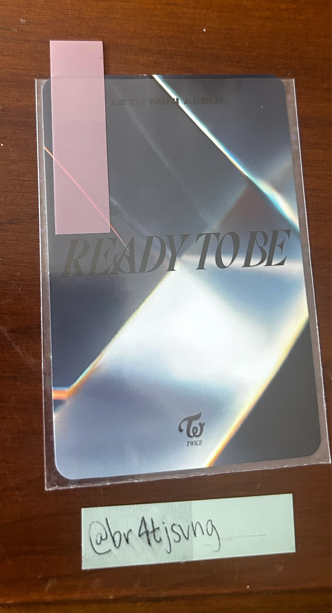 TWICE Momo TWICE - Momo - Ready To Be Album to version pob (pre-order benefit) photocard set listing photo 2