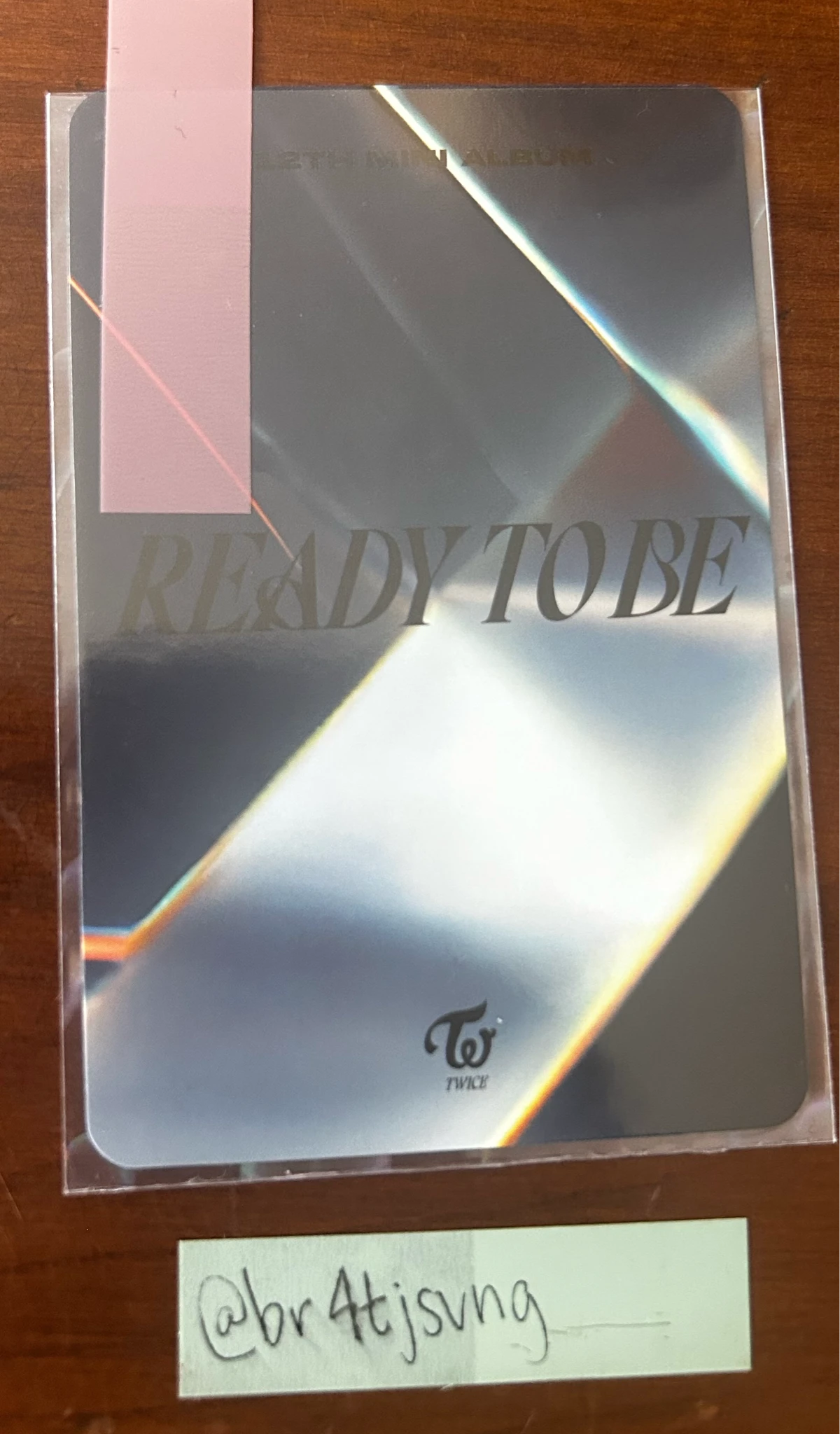 TWICE Tzuyu TWICE - Tzuyu - Ready To Be Album pob (pre-order benefit) to version photocard set listing photo 2