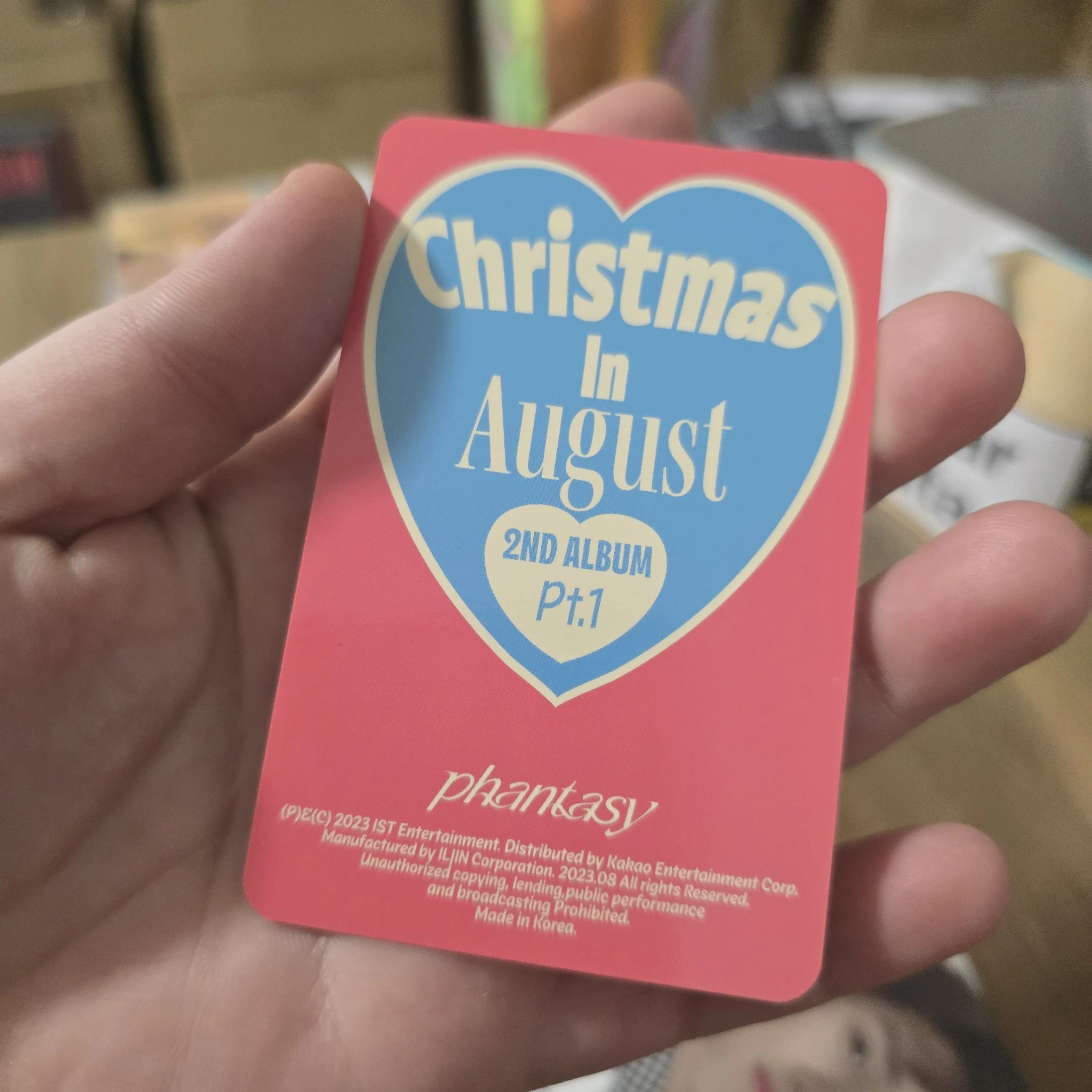 THE BOYZ Juyeon THE BOYZ - Juyeon - Phantasy Pt. 1: Christmas in August Album album photocard listing photo 2