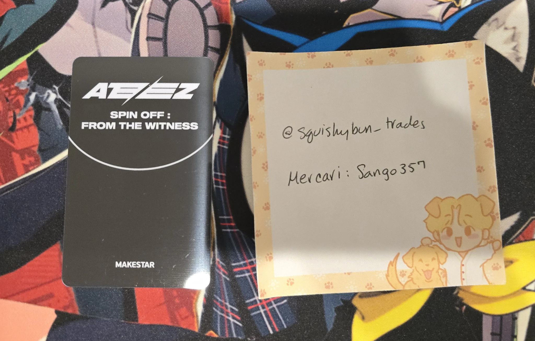 ATEEZ Yunho ATEEZ - Yunho - SPIN OFF : FROM THE WITNESS Album makestar lucky draw listing photo 2