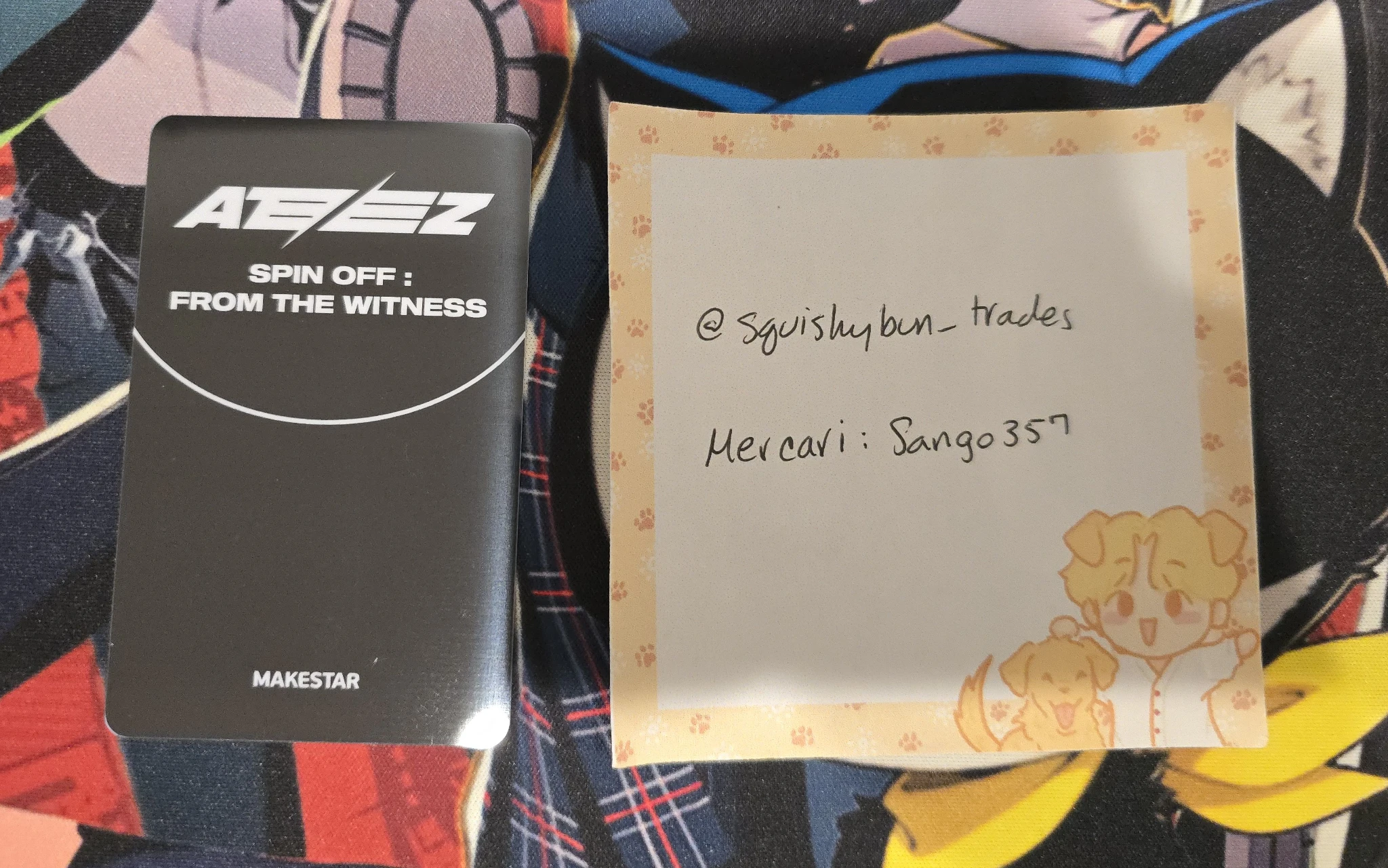 ATEEZ San ATEEZ - San - SPIN OFF : FROM THE WITNESS Album makestar lucky draw listing photo 2