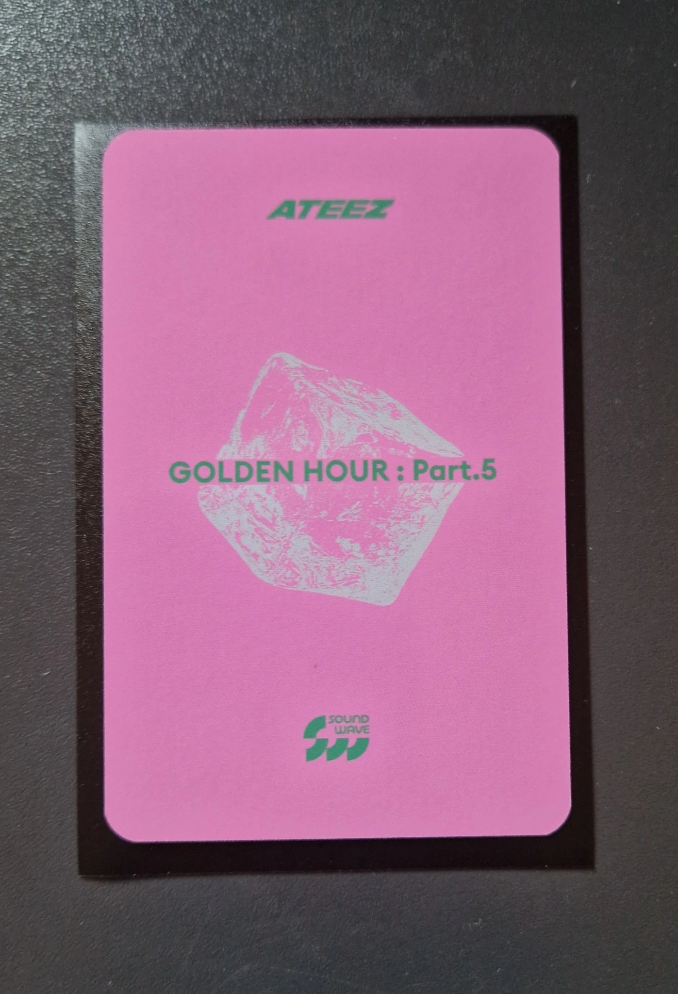 ATEEZ Hongjoong ATEEZ - Hongjoong - GOLDEN HOUR : Part.5 Album pob (pre-order benefit) photobook version soundwave listing photo 2