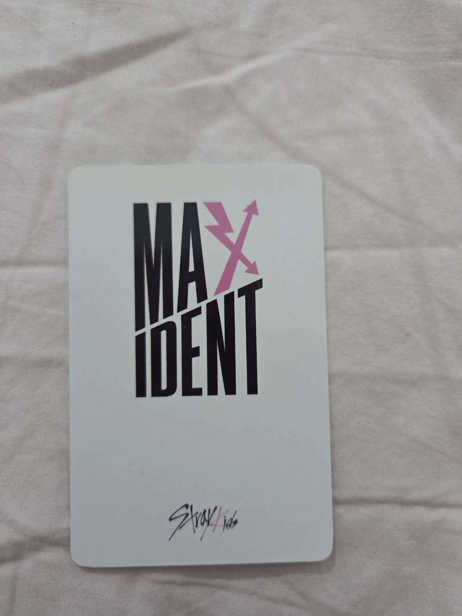 Stray Kids Bang Chan Stray Kids - Bang Chan - Maxident Album musicplant holographic (hologram) pre-order benefit (pob) listing photo 2