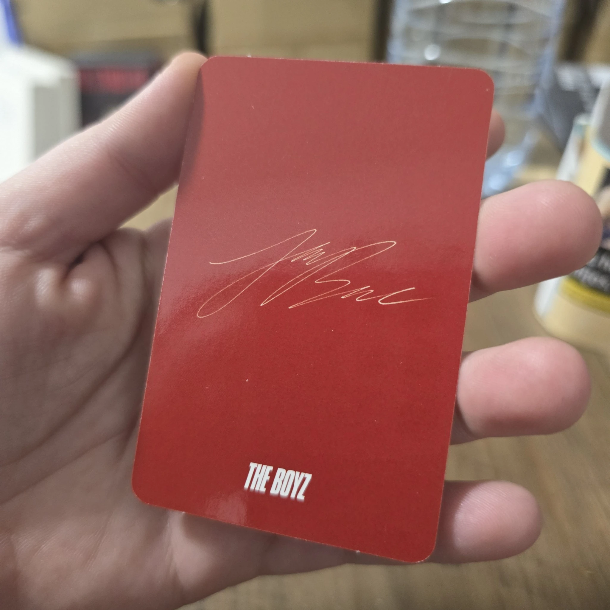 THE BOYZ Jacob THE BOYZ - Jacob - THE FIRST Album album photocard fresh version listing photo 2