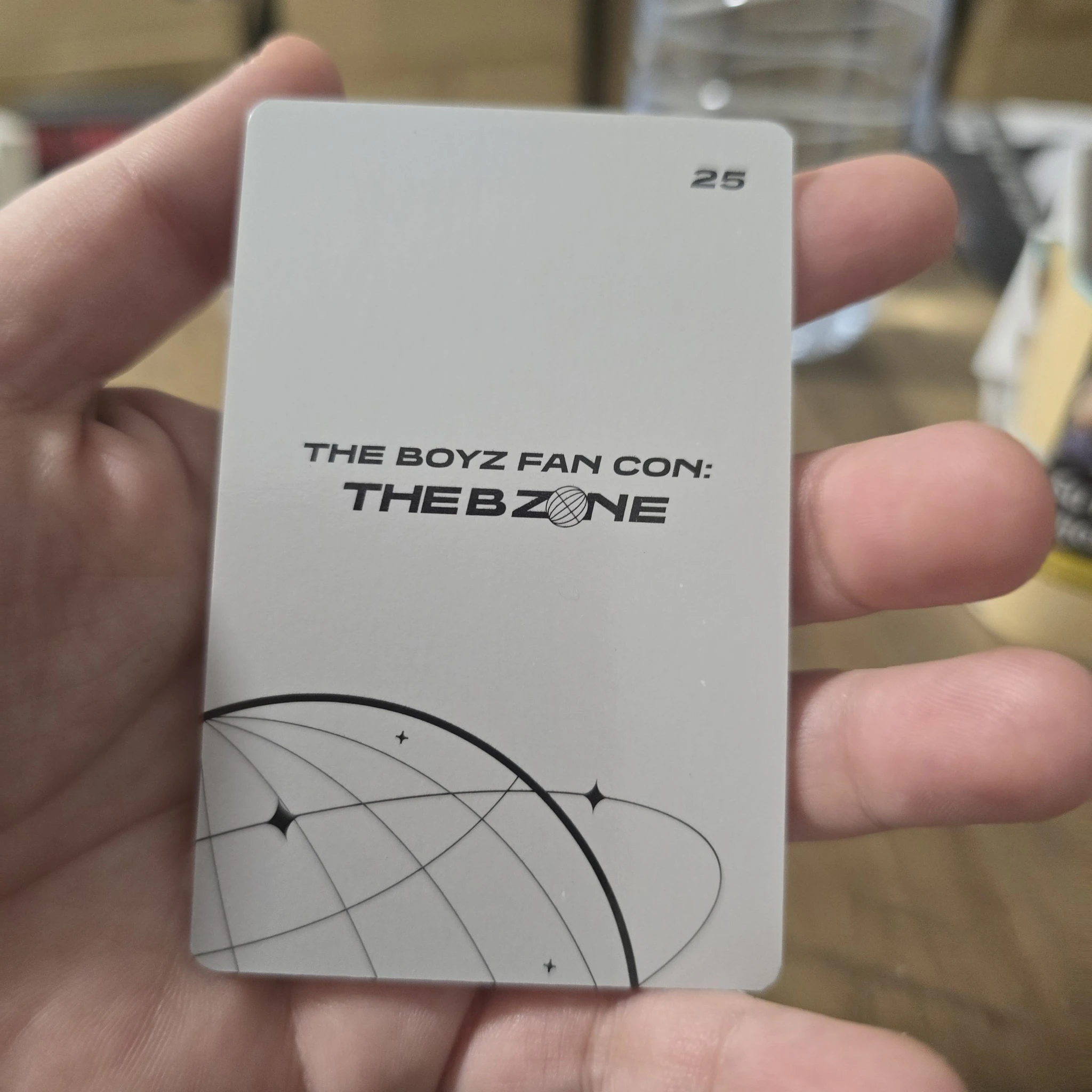 THE BOYZ Younghoon THE BOYZ - Younghoon - 2021 Fan Con: The B-Zone Event trading card listing photo 2