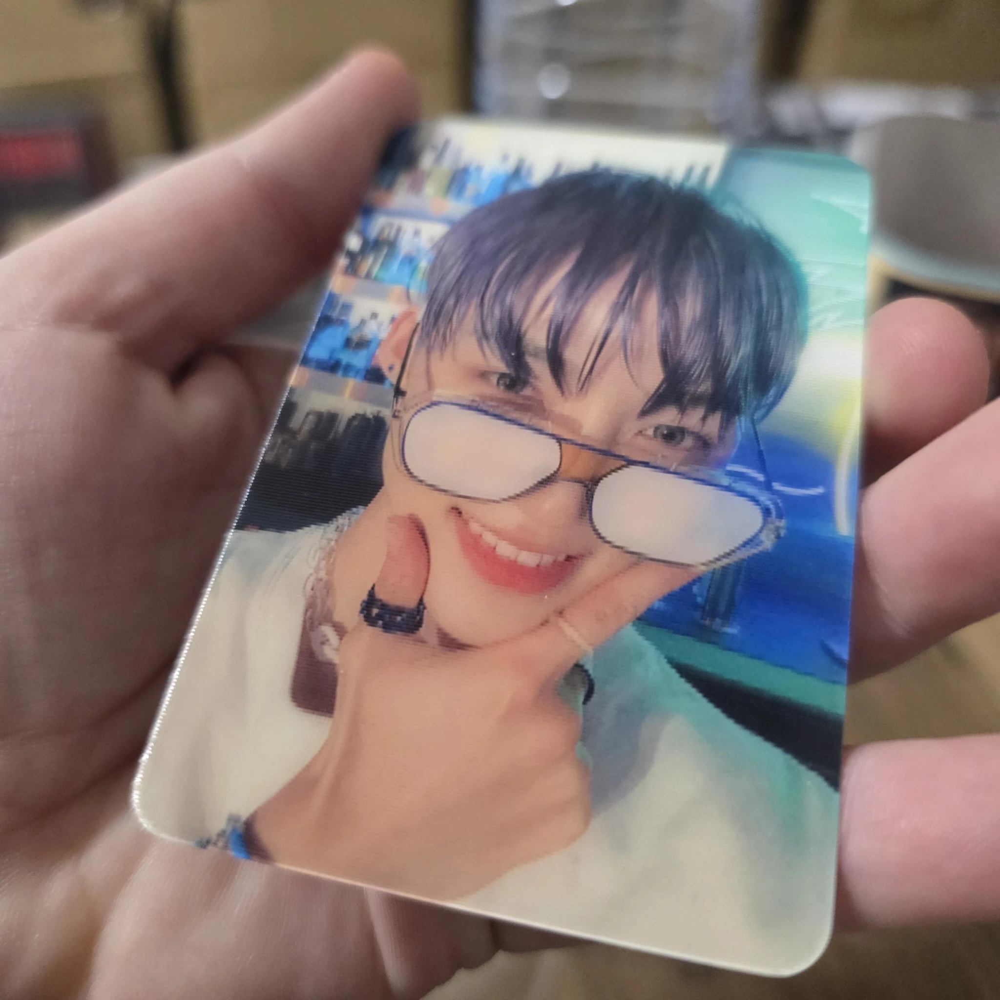 THE BOYZ New THE BOYZ - New - Thrill-ing Album album photocard kick version listing photo 2