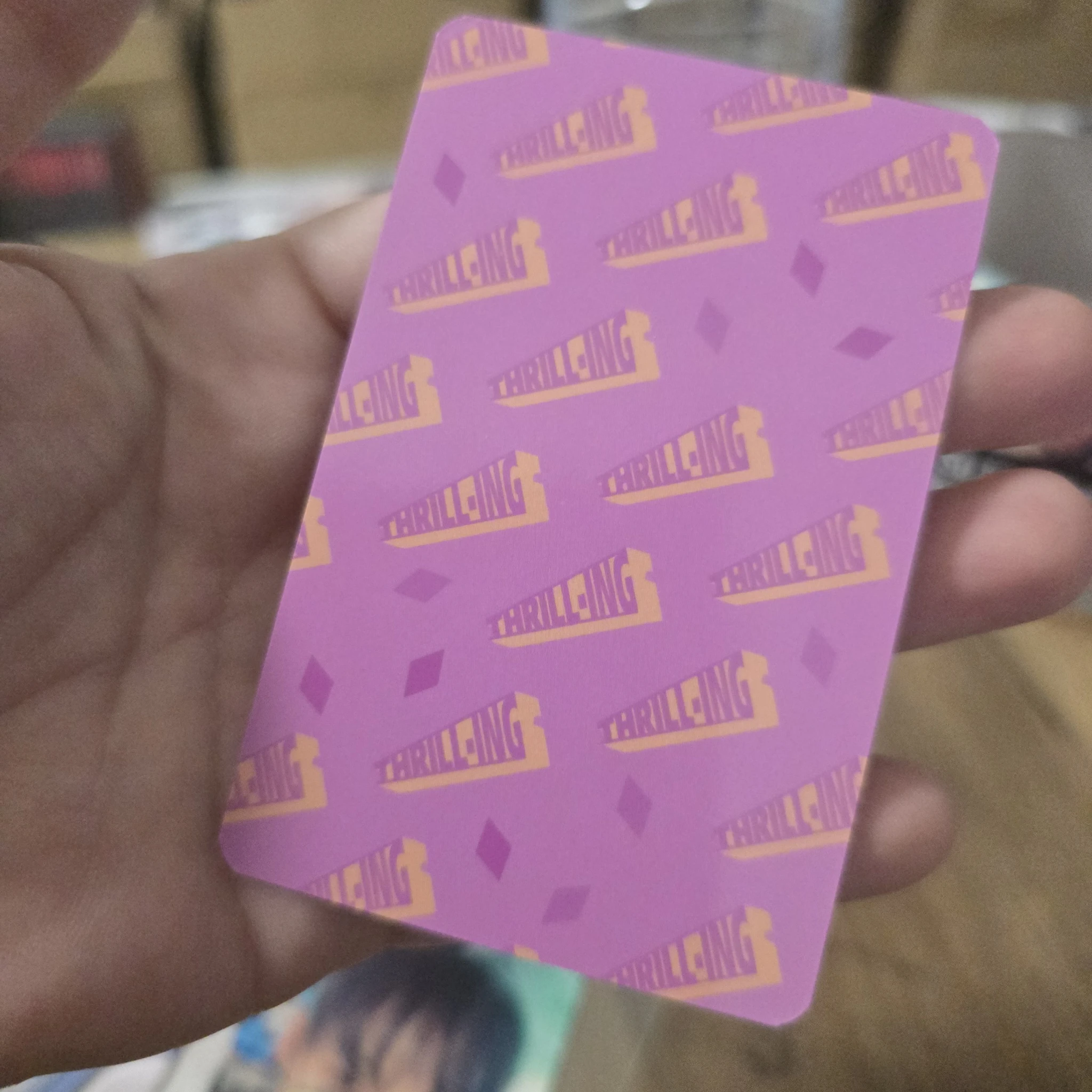 THE BOYZ Q THE BOYZ - Q - Thrill-ing Album album photocard bang version listing photo 2