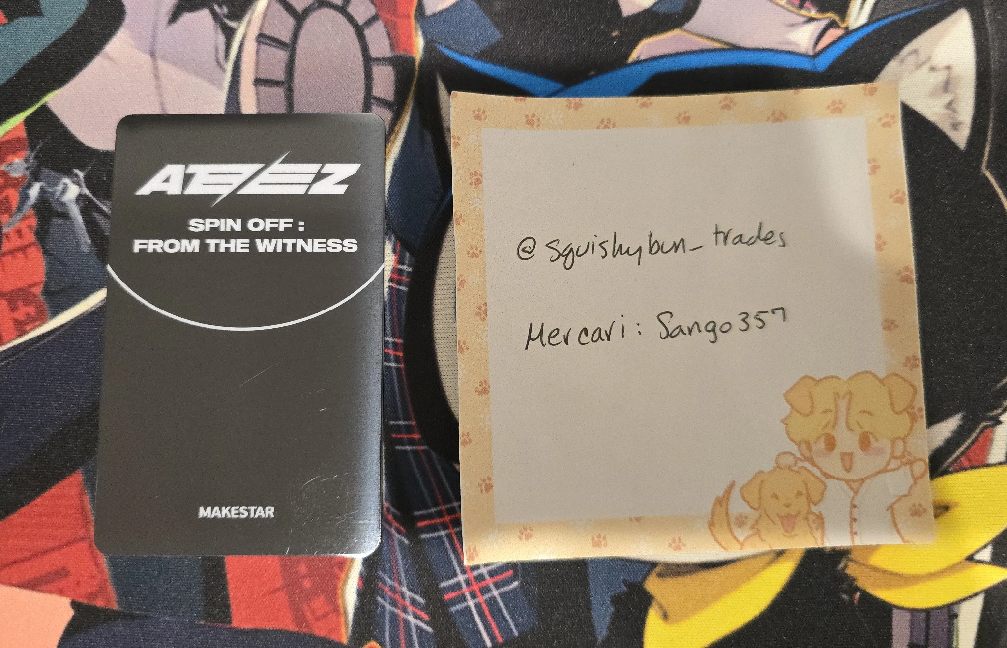 ATEEZ Mingi ATEEZ - Mingi - SPIN OFF : FROM THE WITNESS Album makestar lucky draw listing photo 2