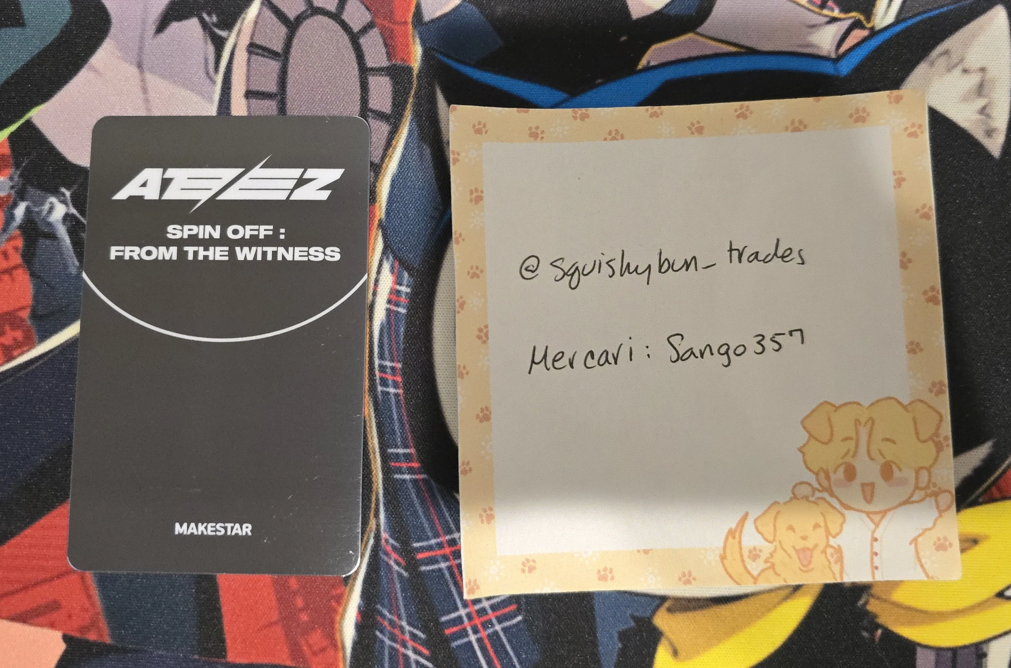 ATEEZ Wooyoung ATEEZ - Wooyoung - SPIN OFF : FROM THE WITNESS Album makestar lucky draw listing photo 2