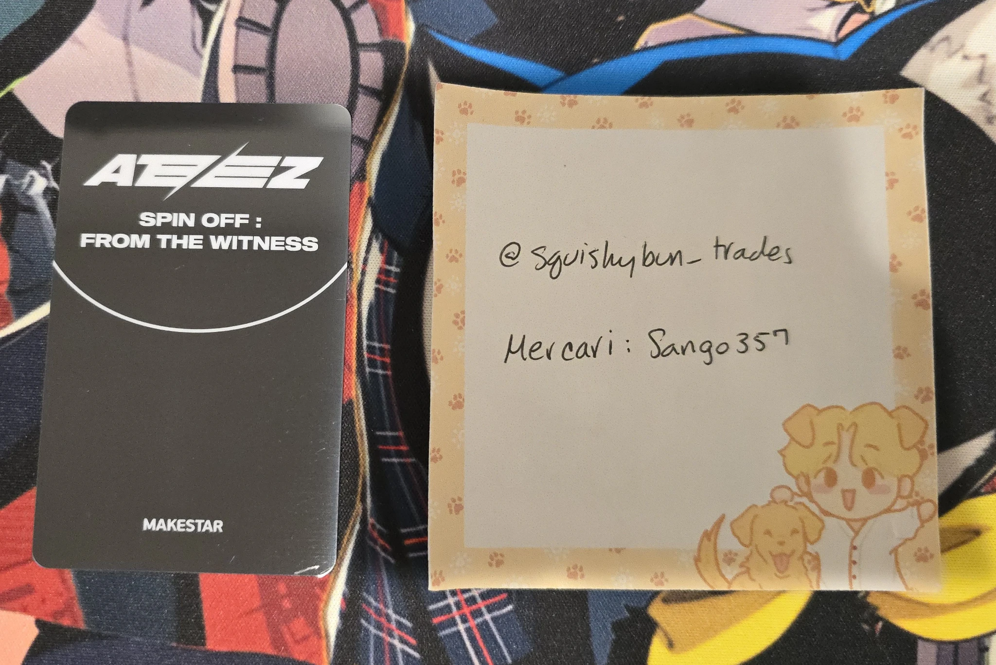 ATEEZ Jongho ATEEZ - Jongho - SPIN OFF : FROM THE WITNESS Album makestar lucky draw listing photo 2