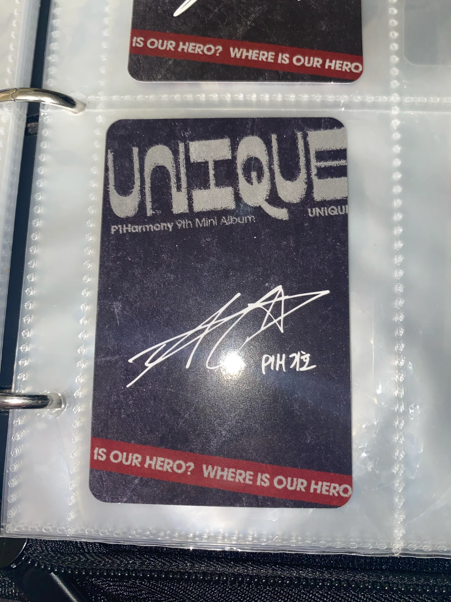 P1Harmony Keeho P1Harmony - Keeho - UNIQUE Album compact version album photocard listing photo 2