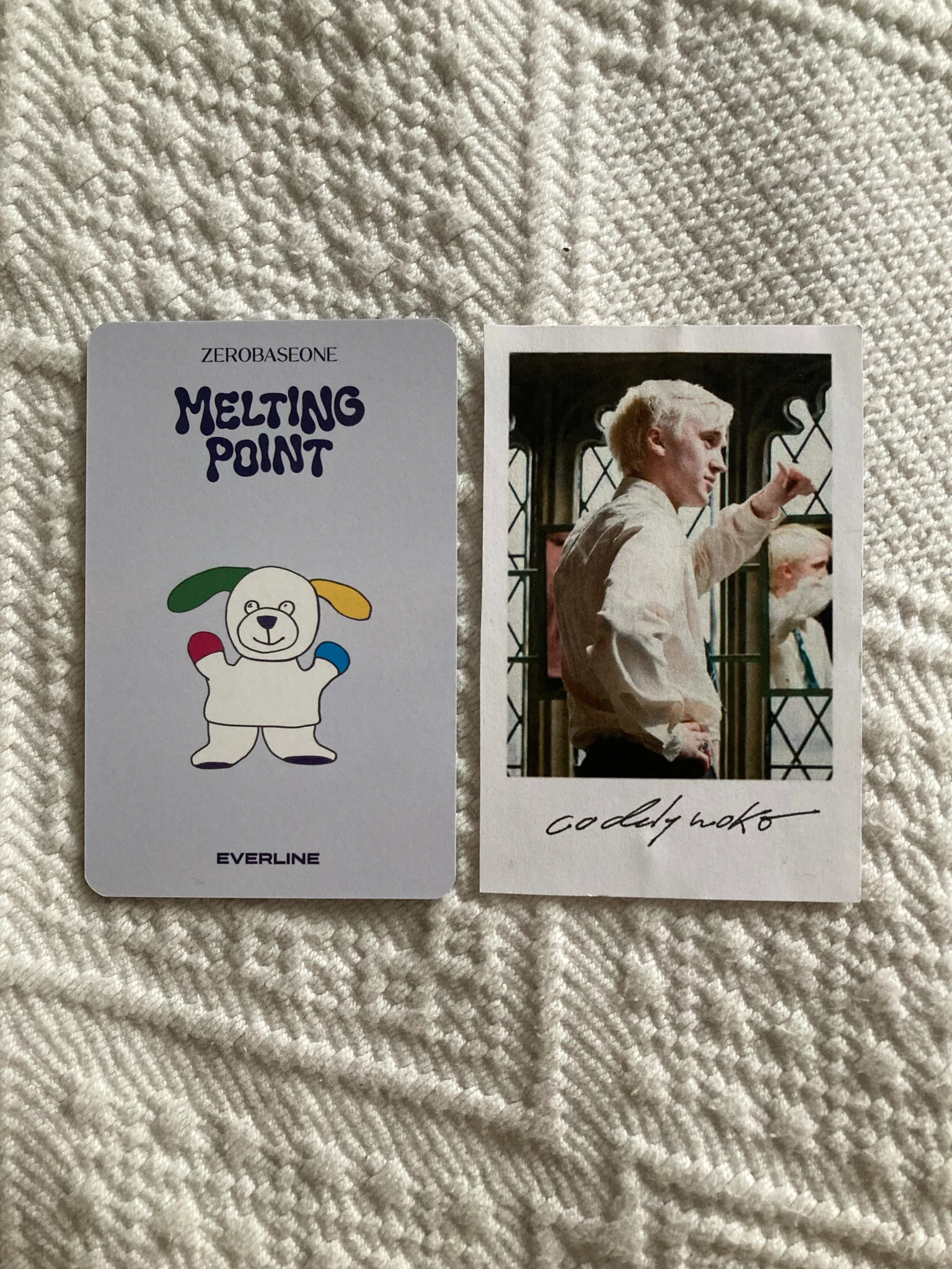 ZEROBASEONE Matthew ZEROBASEONE - Matthew - Melting Point Album everline lucky draw (LD) photobook version round 1 listing photo 2
