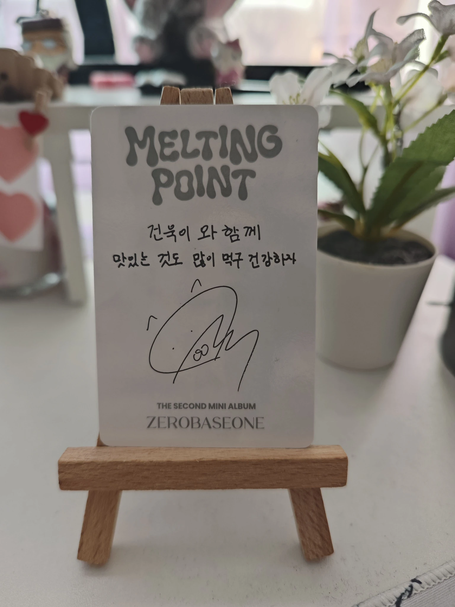ZEROBASEONE Gunwook ZEROBASEONE - Gunwook - Melting Point Album digipack version album photocard B version listing photo 2