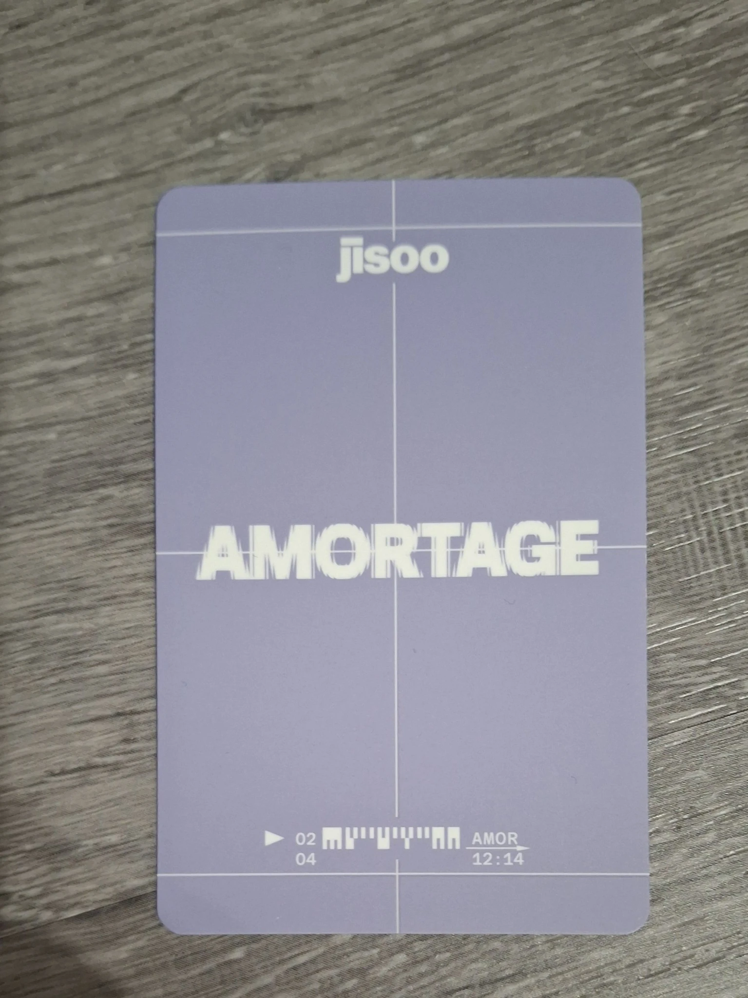 BLACKPINK Jisoo BLACKPINK - Jisoo - AMORTAGE (Jisoo solo) Album target exclusive listing photo 2