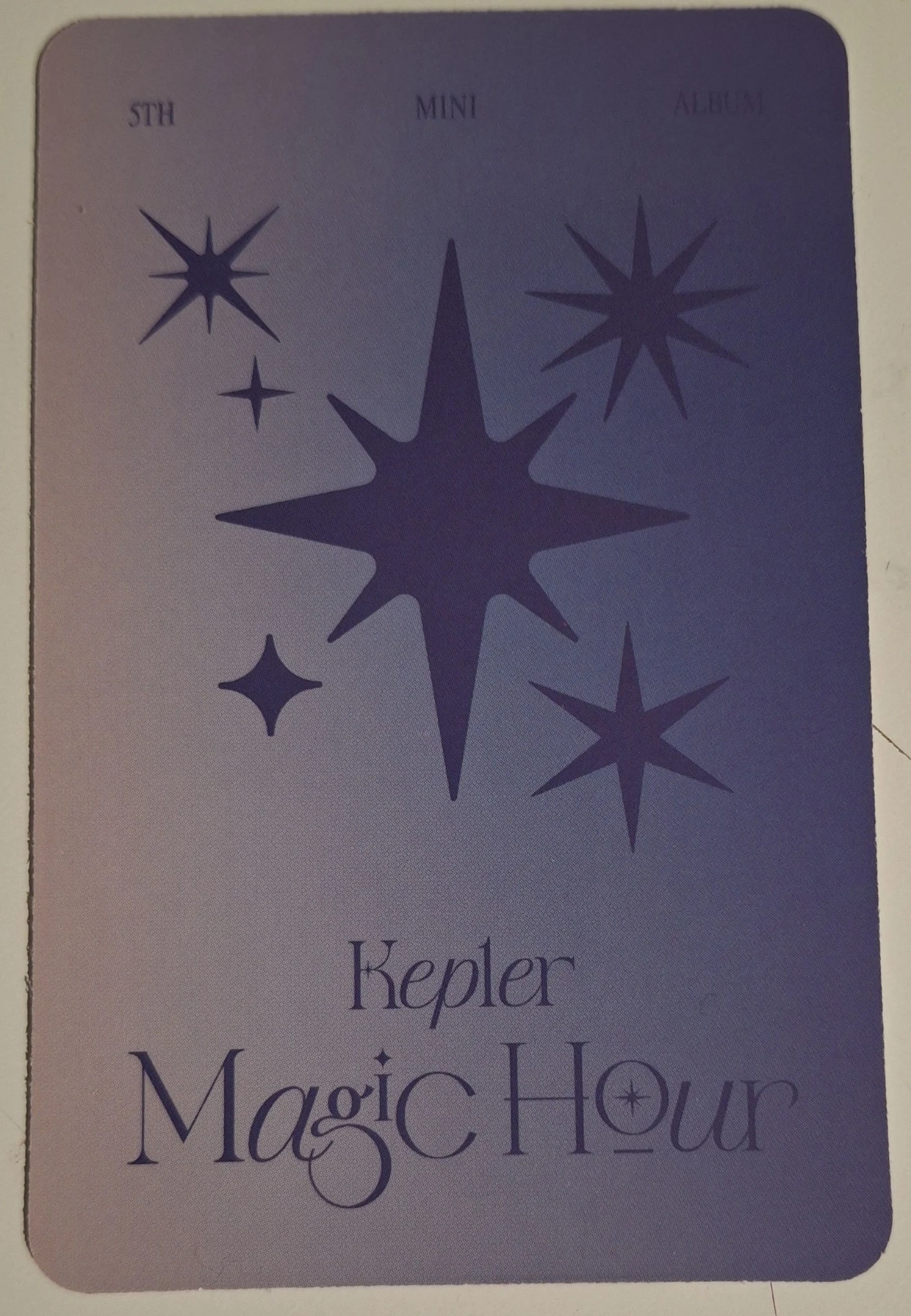 Kep1er Mashiro Kep1er - Mashiro - Magic Hour Album moonlighted version album photocard listing photo 2