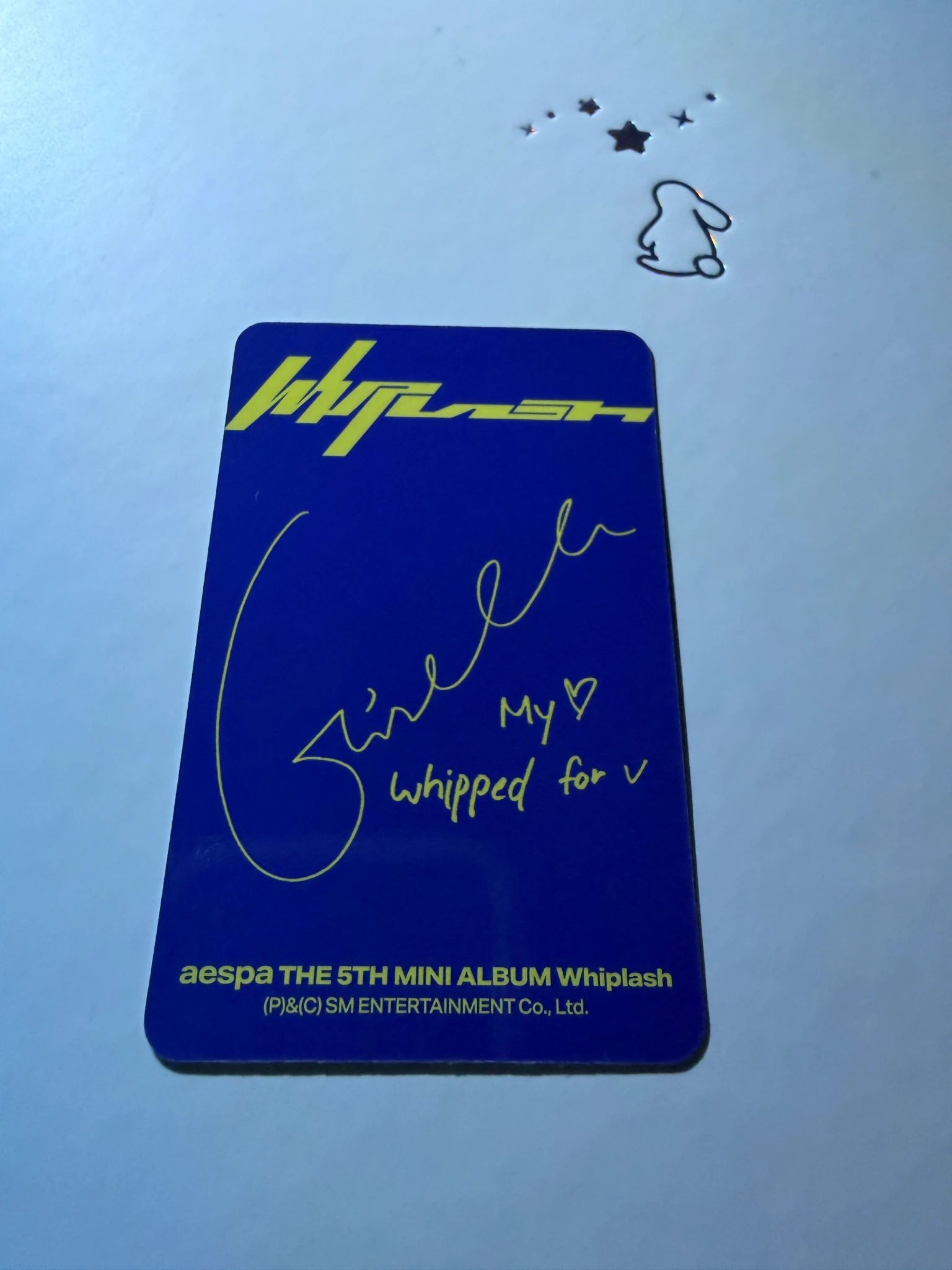 aespa Giselle aespa - Giselle - Whiplash Album target exclusive US exclusive album photocard listing photo 2