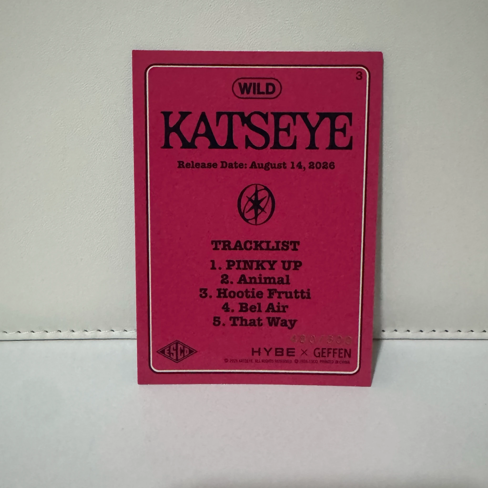 KATSEYE KATSEYE - Other trading card foil card listing photo 2