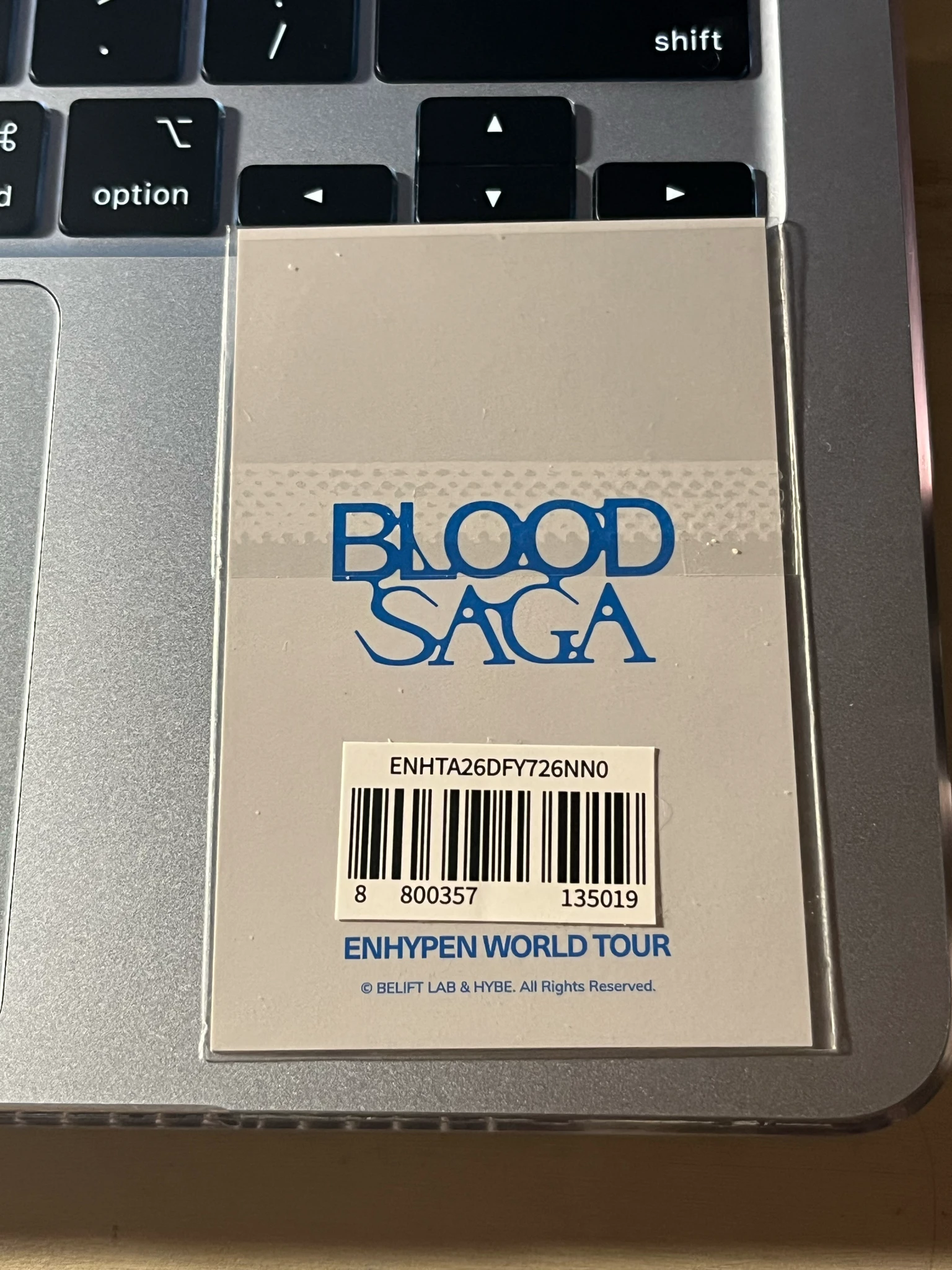 ENHYPEN Ni-ki ENHYPEN - Ni-ki - World Tour 'Blood Saga' Event purchase benefit listing photo 2