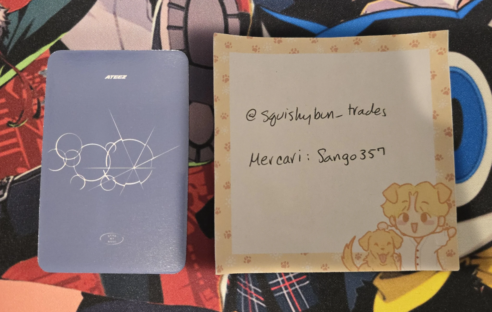 ATEEZ Seonghwa ATEEZ - Seonghwa - Golden Hour : Part.4 Album dear my muse (dmm) fansign round 2 listing photo 2