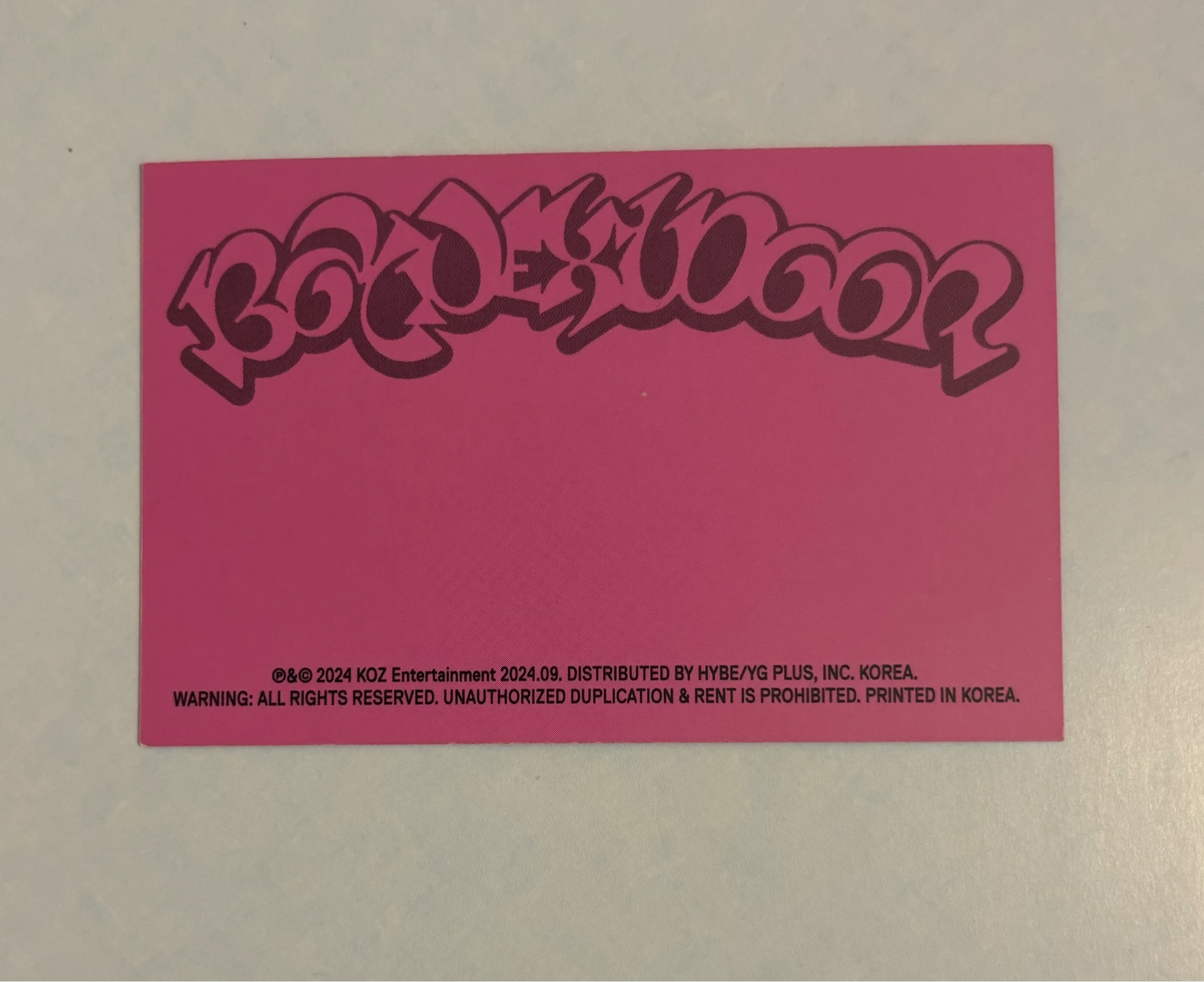 BOYNEXTDOOR Taesan BOYNEXTDOOR - Taesan - 19.99 Album id card listing photo 2