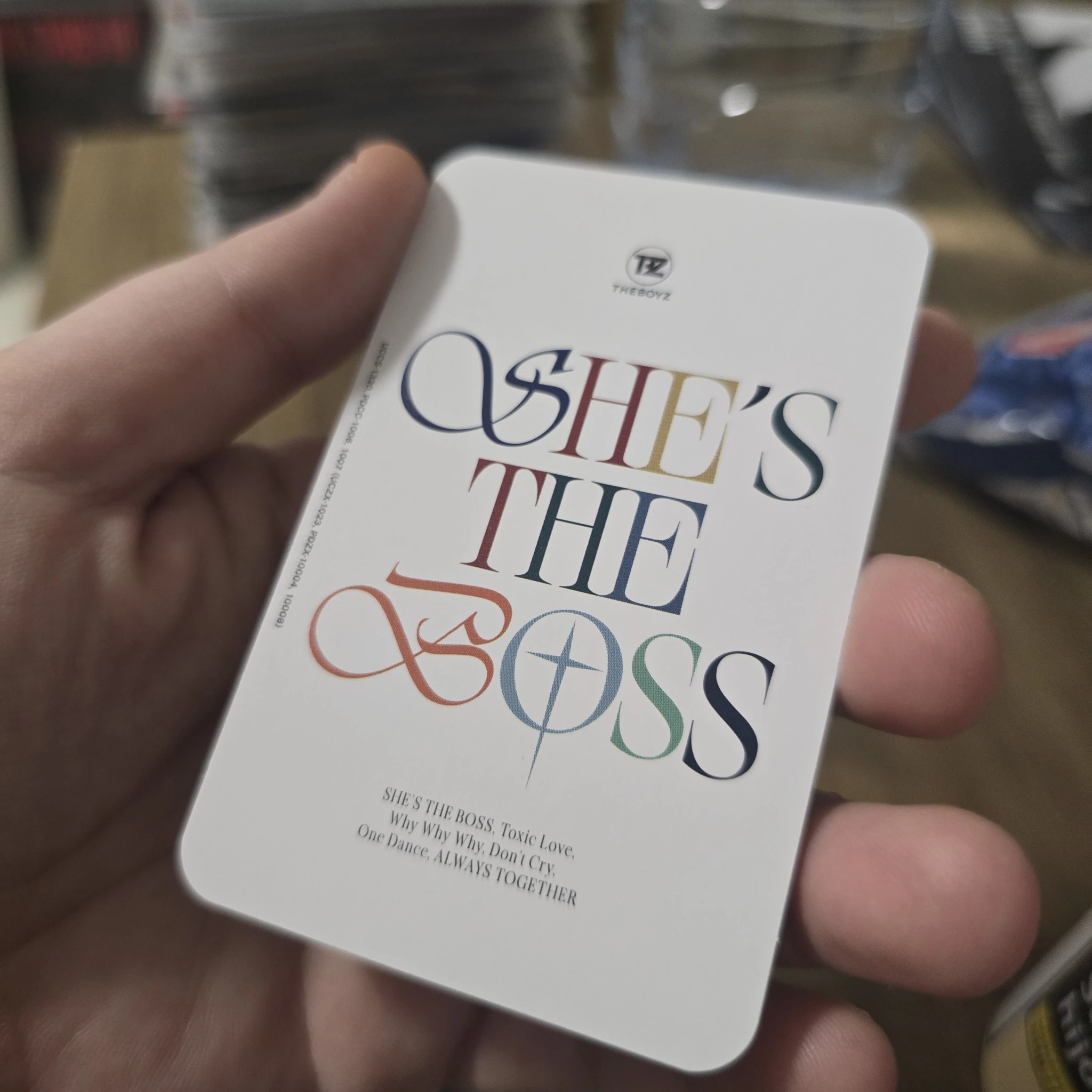 THE BOYZ Haknyeon THE BOYZ - Haknyeon - She's the Boss Album album photocard always together version FPO listing photo 2