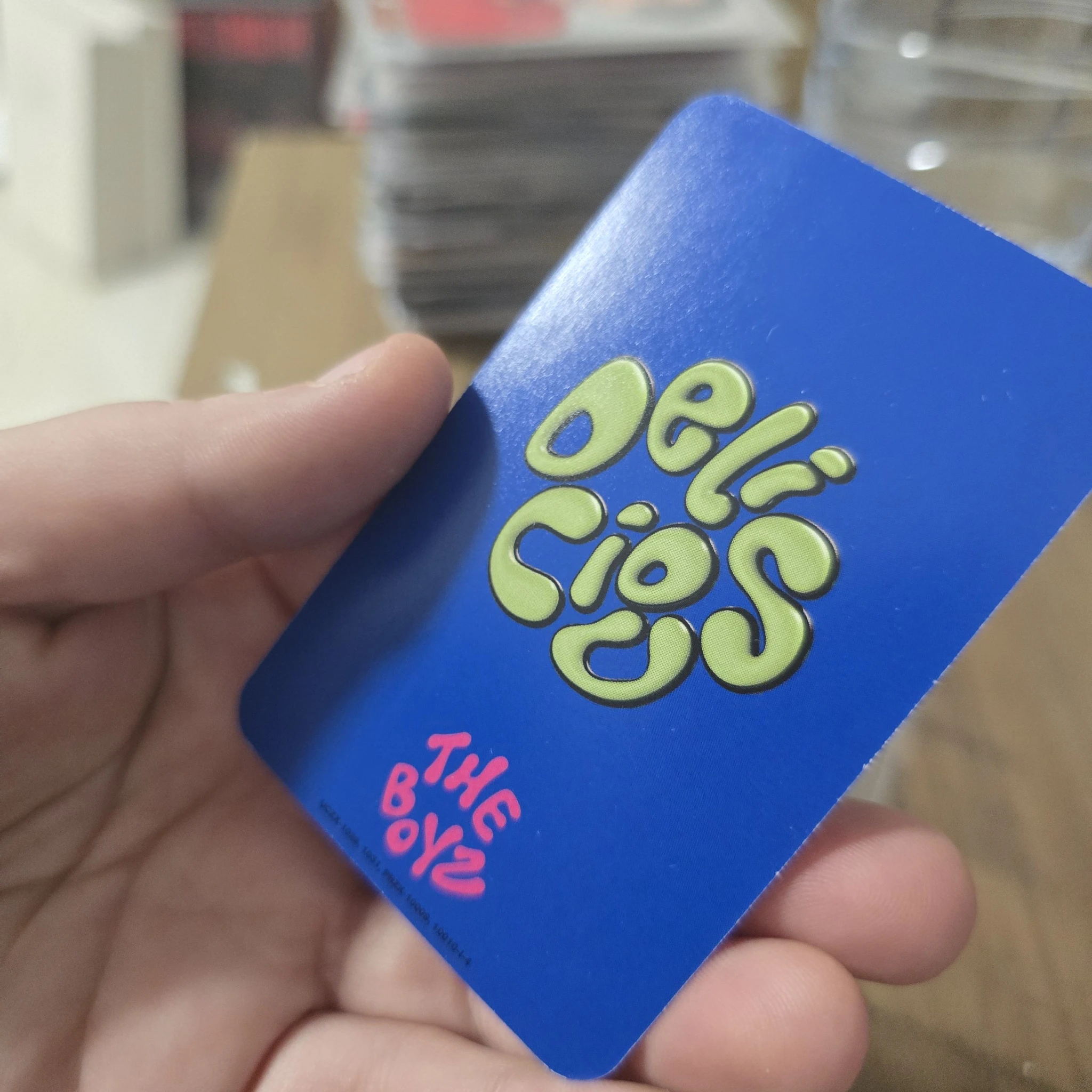 THE BOYZ Q THE BOYZ - Q - Delicious Album sweet version album photocard listing photo 2