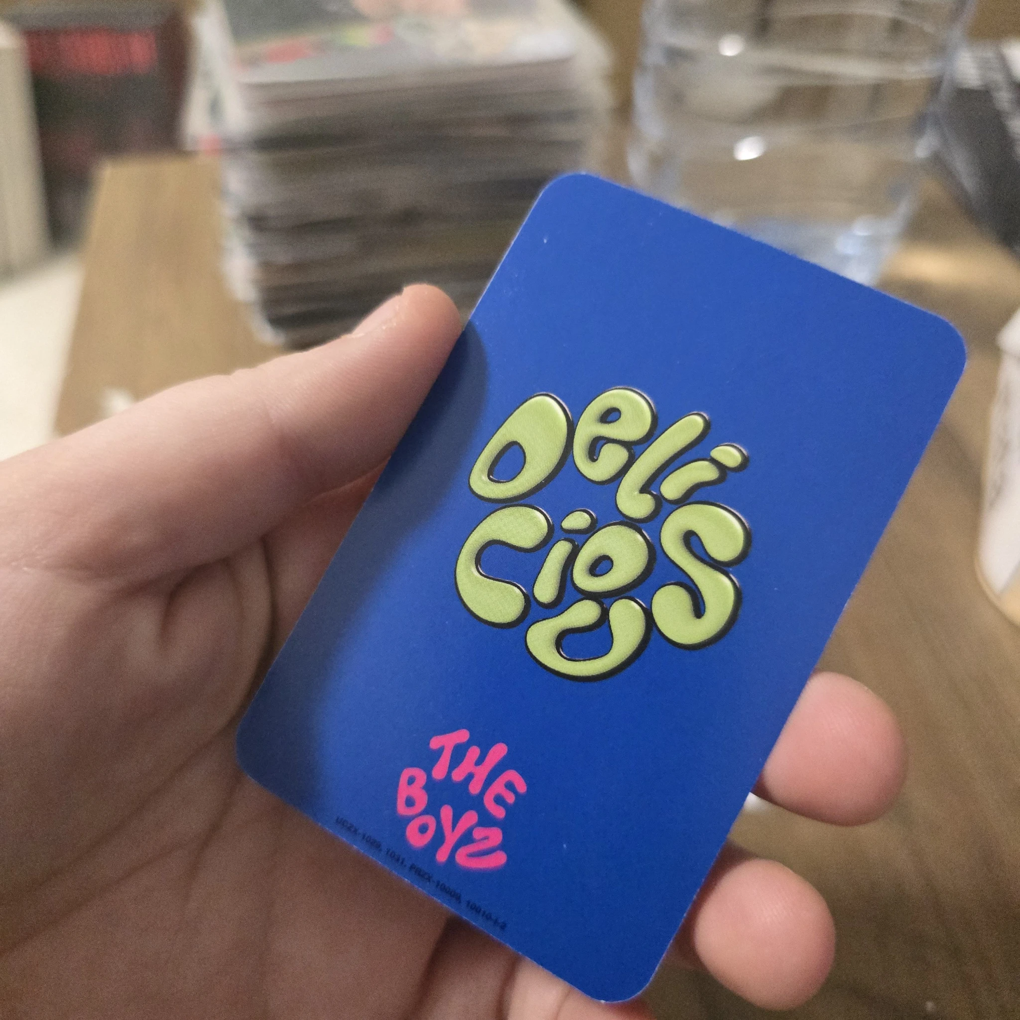 THE BOYZ Q THE BOYZ - Q - Maverick Album album photocard sweet version listing photo 2