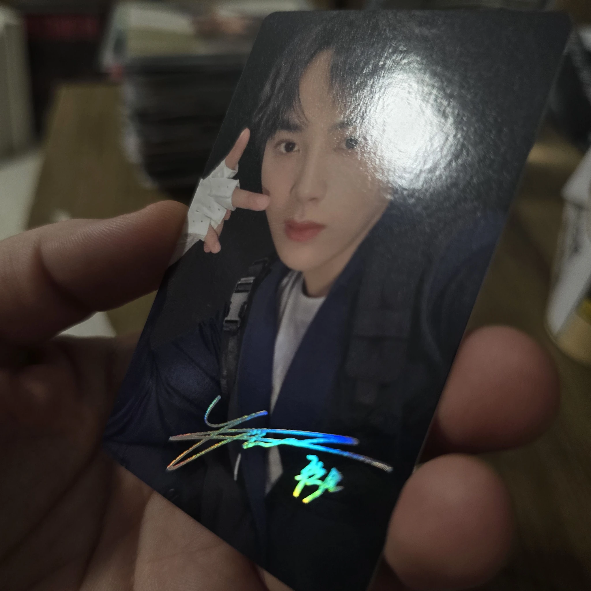 THE BOYZ Haknyeon THE BOYZ - Haknyeon - 2021 Fan Con: The B-Zone Event trading card special card holographic (hologram) listing photo 2