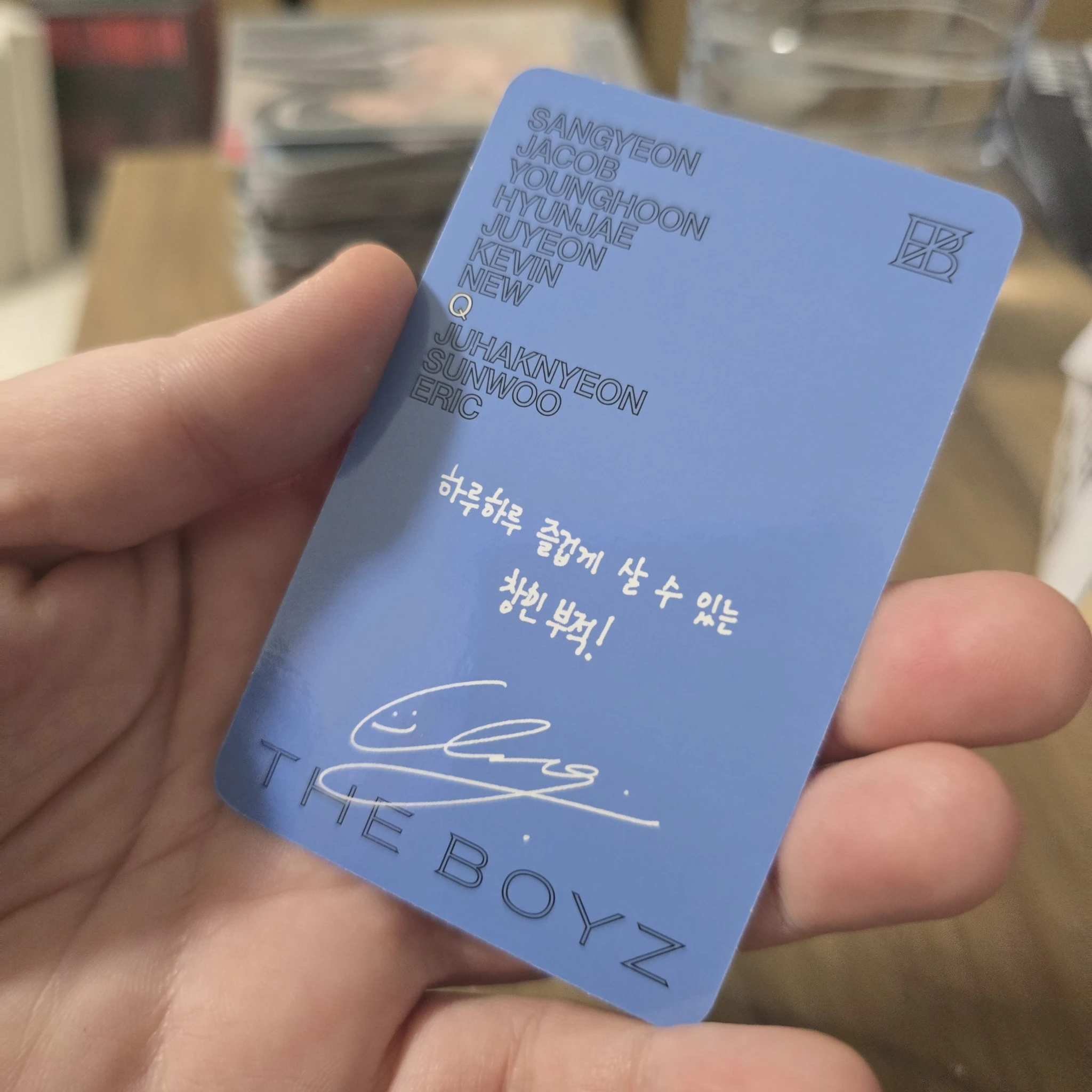 THE BOYZ Q THE BOYZ - Q - Unexpected Album begin version album photocard listing photo 2