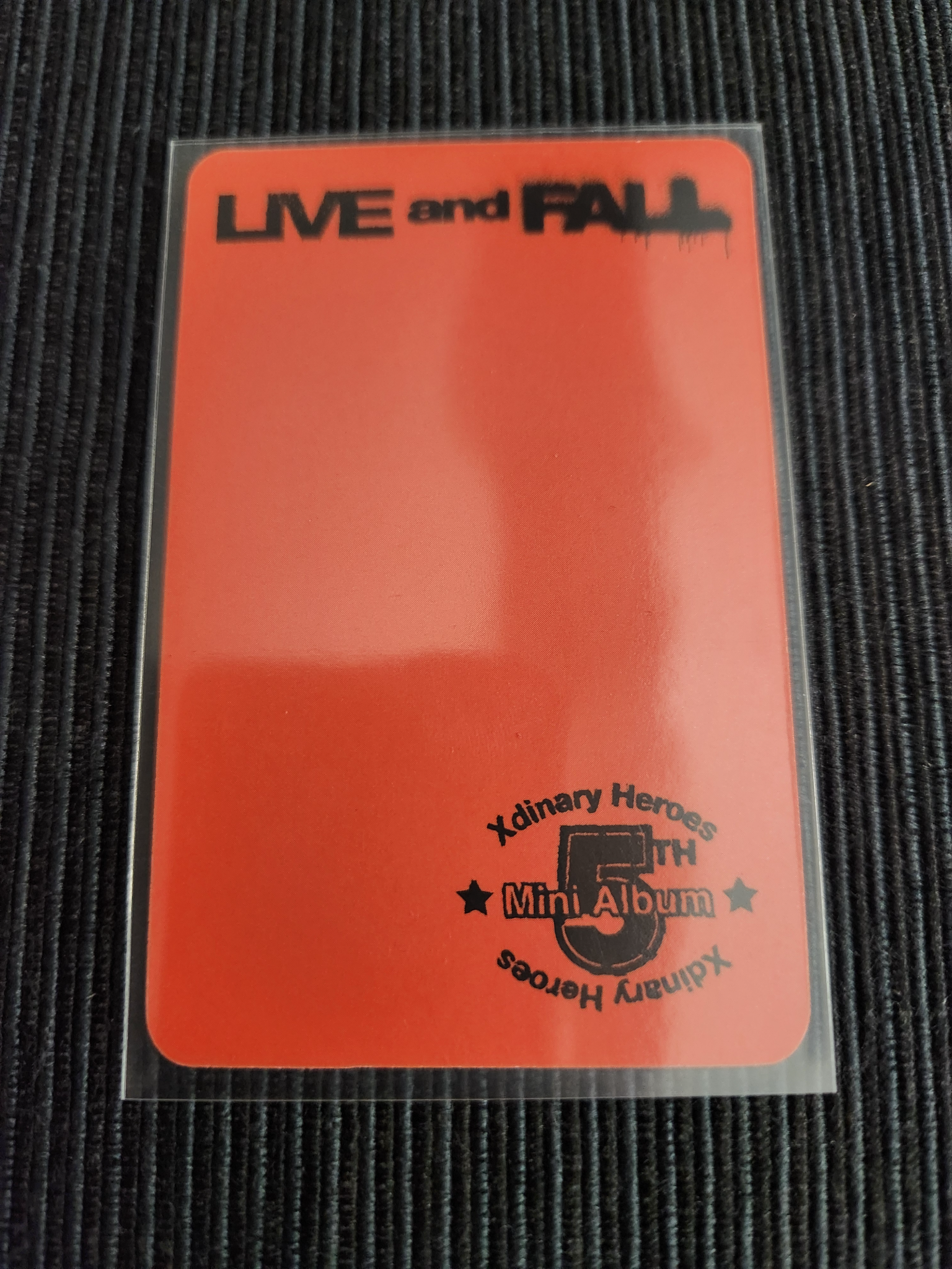 Xdinary Heroes Gunil Xdinary Heroes - Gunil - Live and Fall Album album photocard photobook fall version listing photo 2