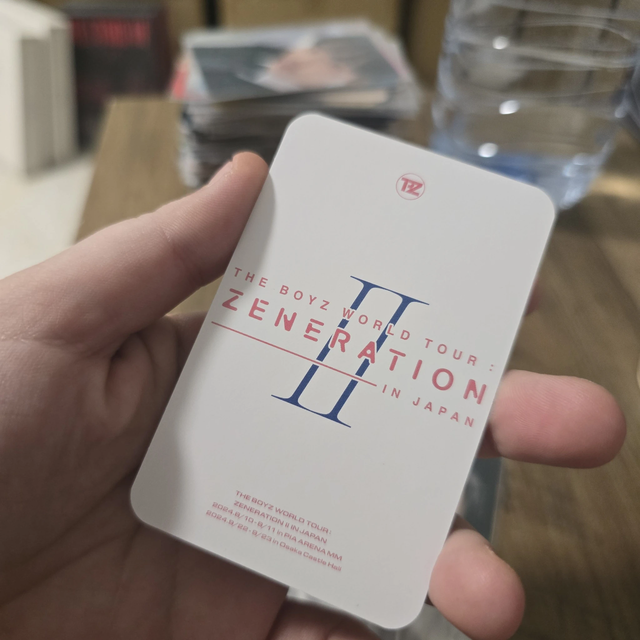THE BOYZ THE BOYZ - Haknyeon & New & Younghoon - WORLD TOUR: Zeneration 2 Event trading card japan listing photo 2
