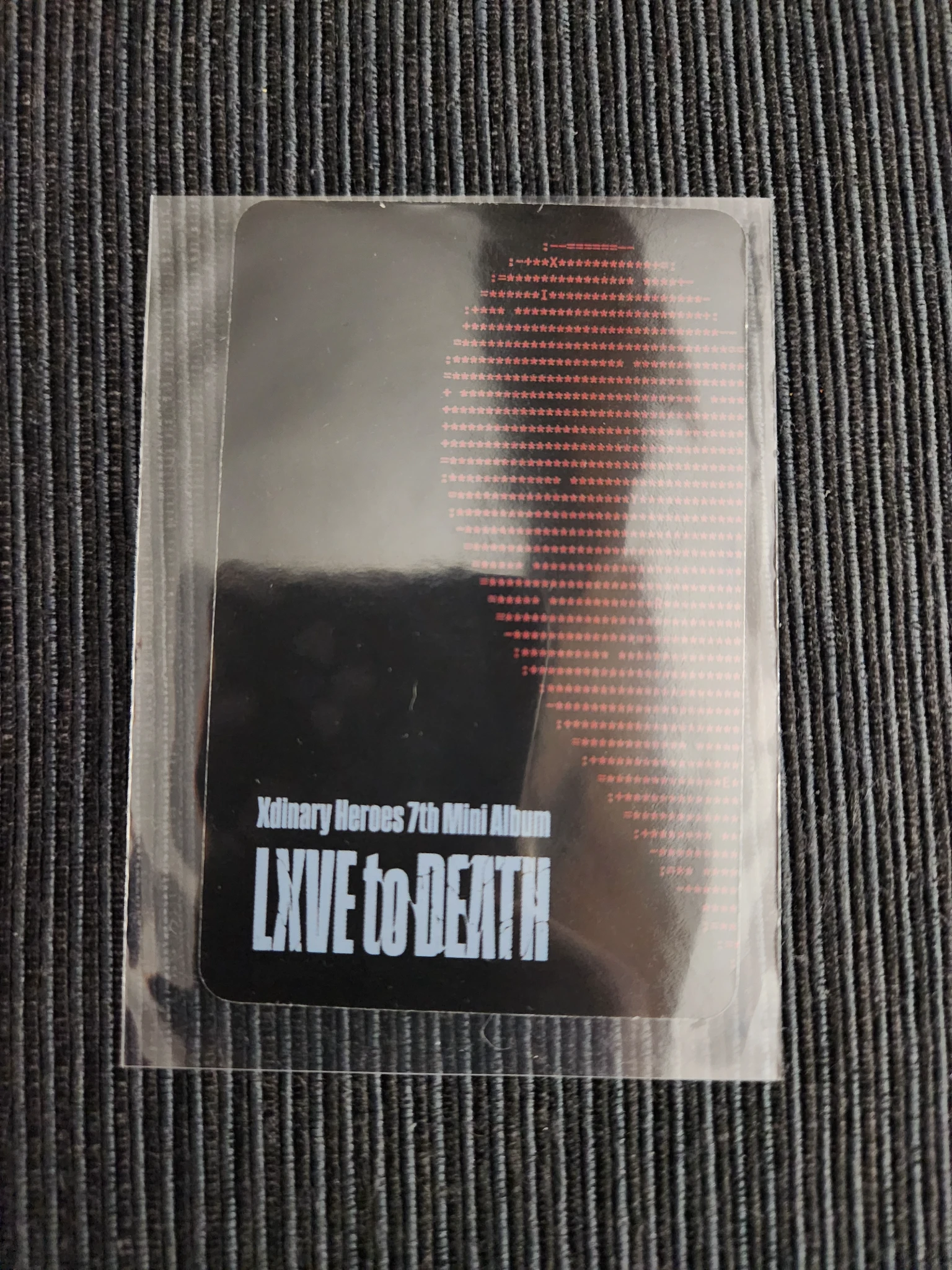 Xdinary Heroes Gaon Xdinary Heroes - Gaon - LXVE TO DEATH Album album photocard The End version listing photo 2
