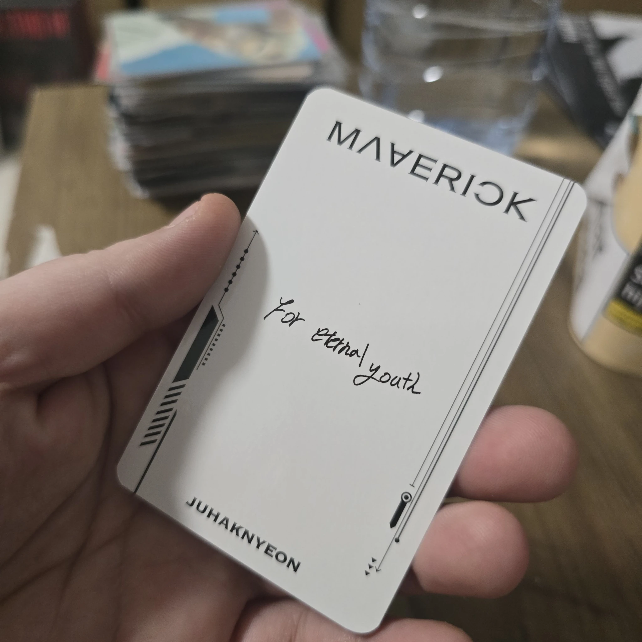 THE BOYZ Haknyeon THE BOYZ - Haknyeon - Maverick Album album photocard mood version listing photo 2