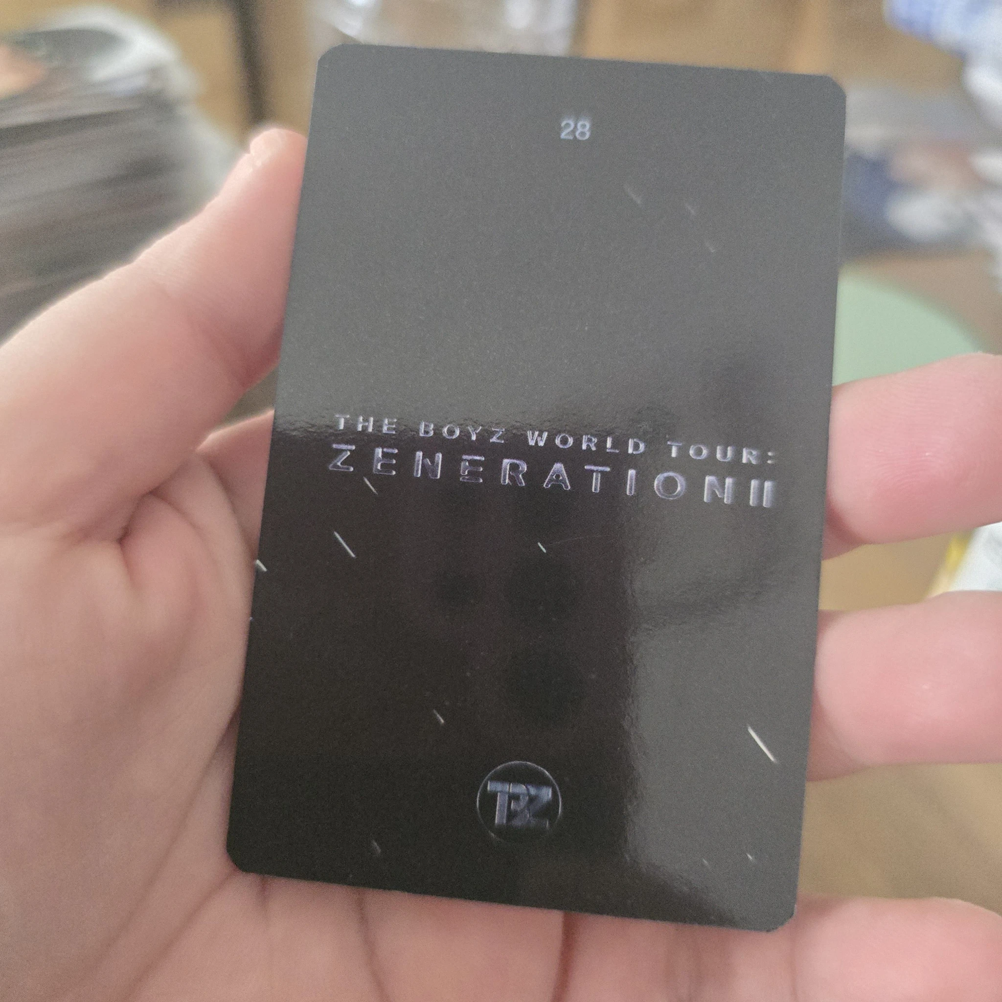 THE BOYZ Kevin THE BOYZ - Kevin - WORLD TOUR: Zeneration 2 Event trading card listing photo 2