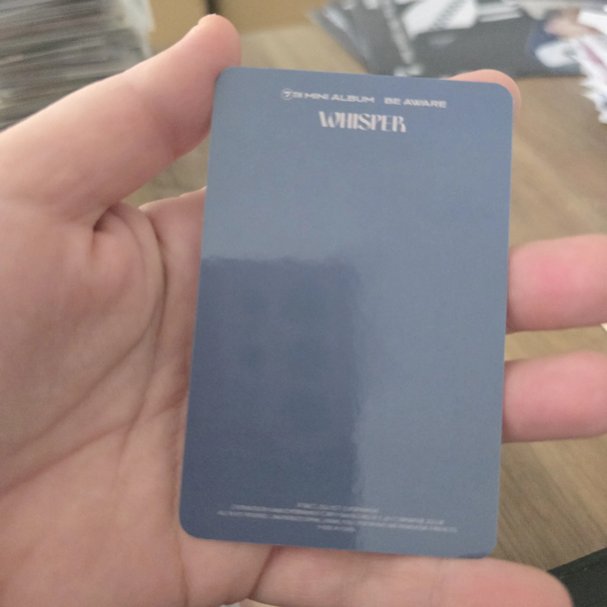 THE BOYZ Kevin THE BOYZ - Kevin - Be Aware Album album photocard denial version listing photo 2