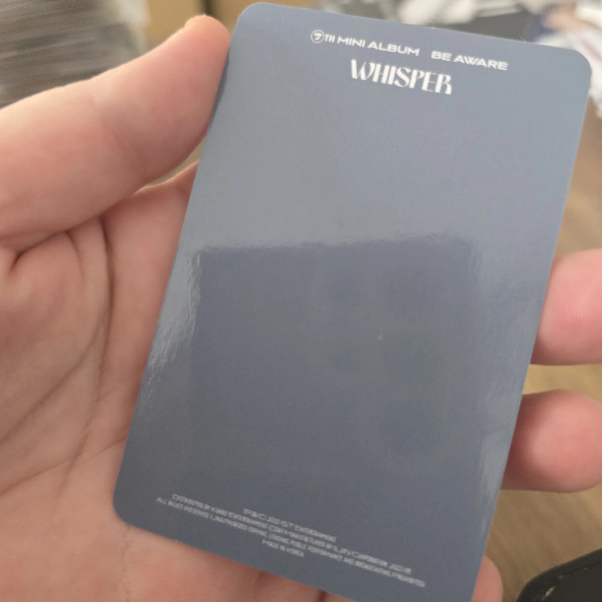 THE BOYZ Sunwoo THE BOYZ - Sunwoo - Be Aware Album album photocard document version listing photo 2