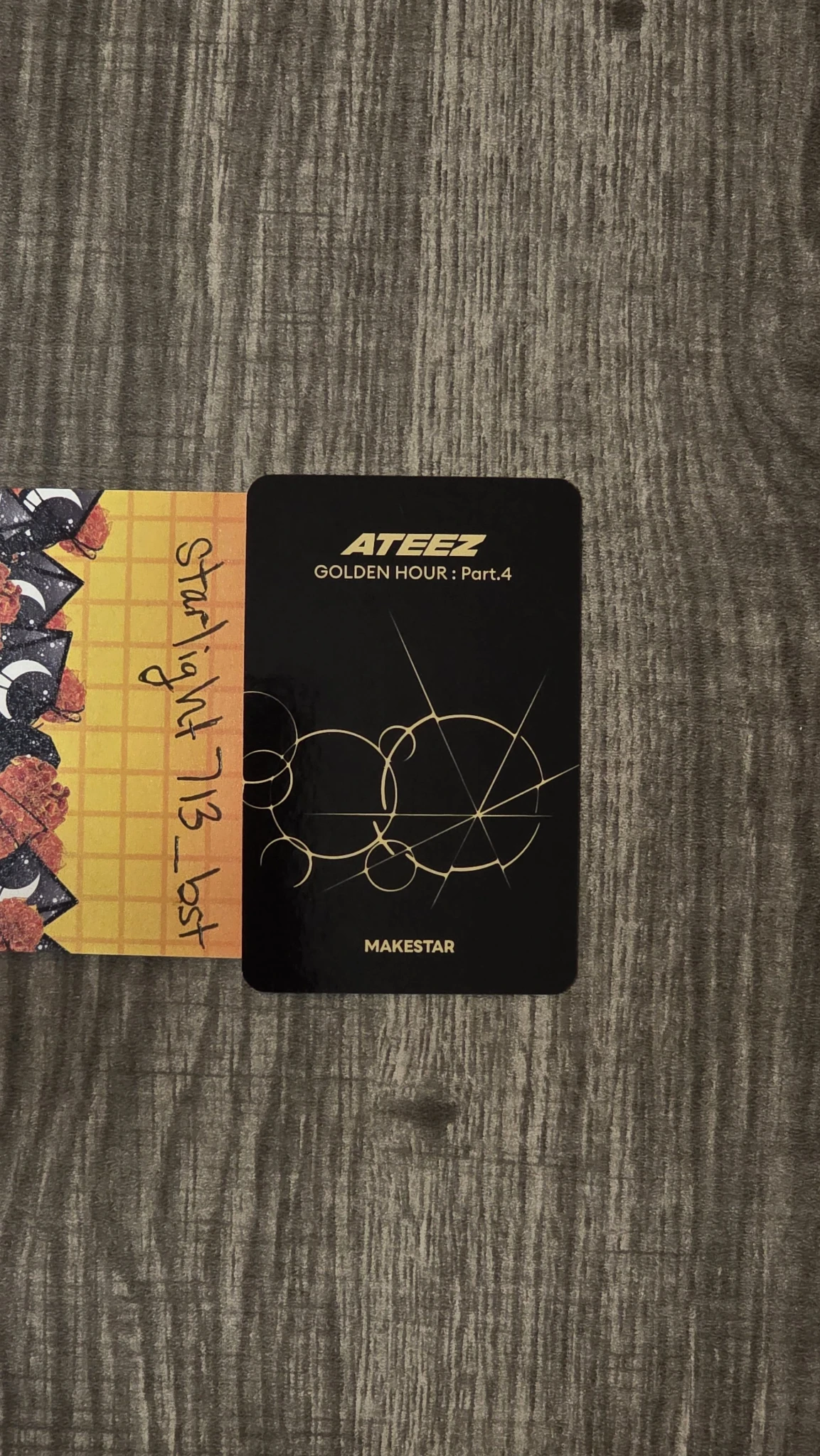 ATEEZ Jongho ATEEZ - Jongho - Golden Hour : Part.4 Album makestar lucky draw listing photo 2