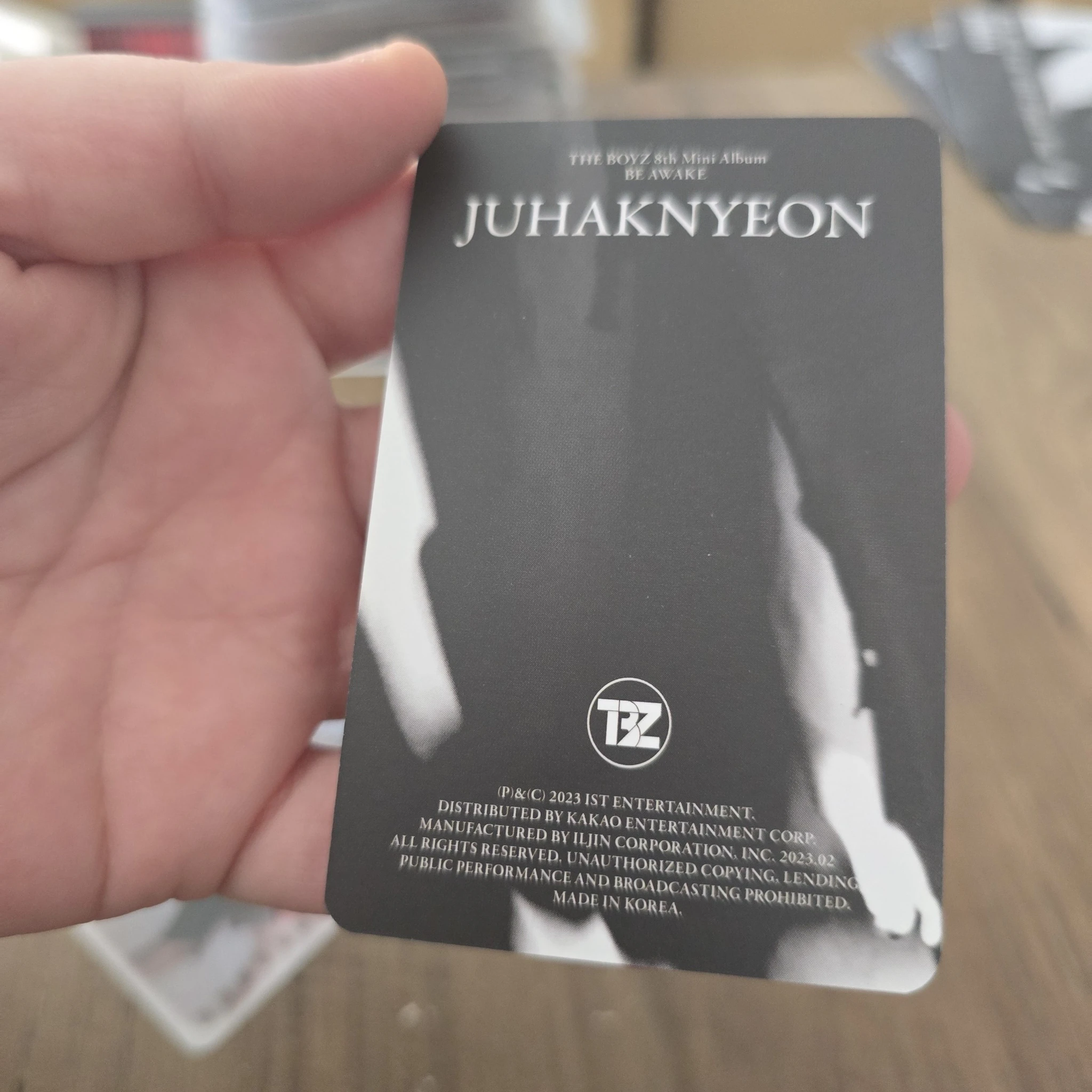 THE BOYZ Haknyeon THE BOYZ - Haknyeon - Be Awake Album album photocard reach version listing photo 2