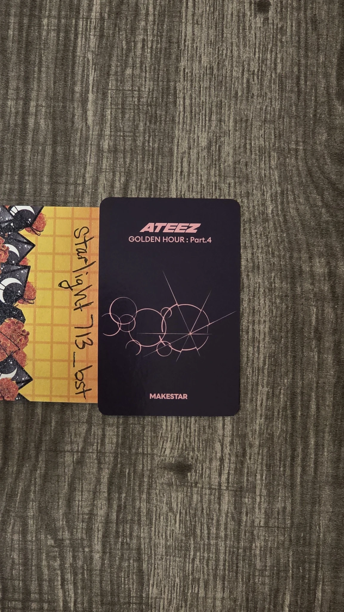 ATEEZ Jongho ATEEZ - Jongho - Golden Hour : Part.4 Album pob (pre-order benefit) makestar lucky draw poca album video call (fancall) listing photo 2