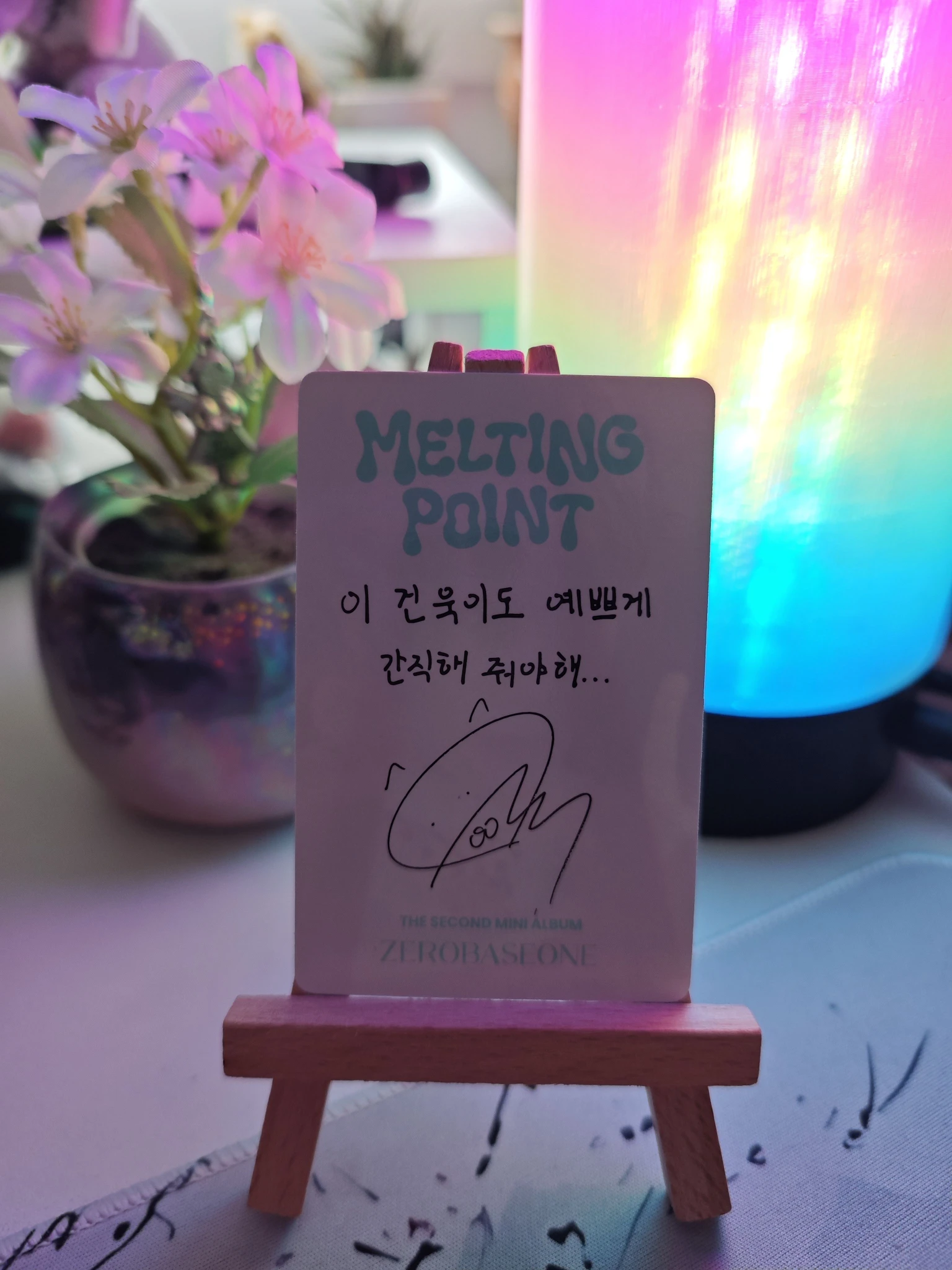 ZEROBASEONE Gunwook ZEROBASEONE - Gunwook - Melting Point Album album photocard mystery version B version listing photo 2