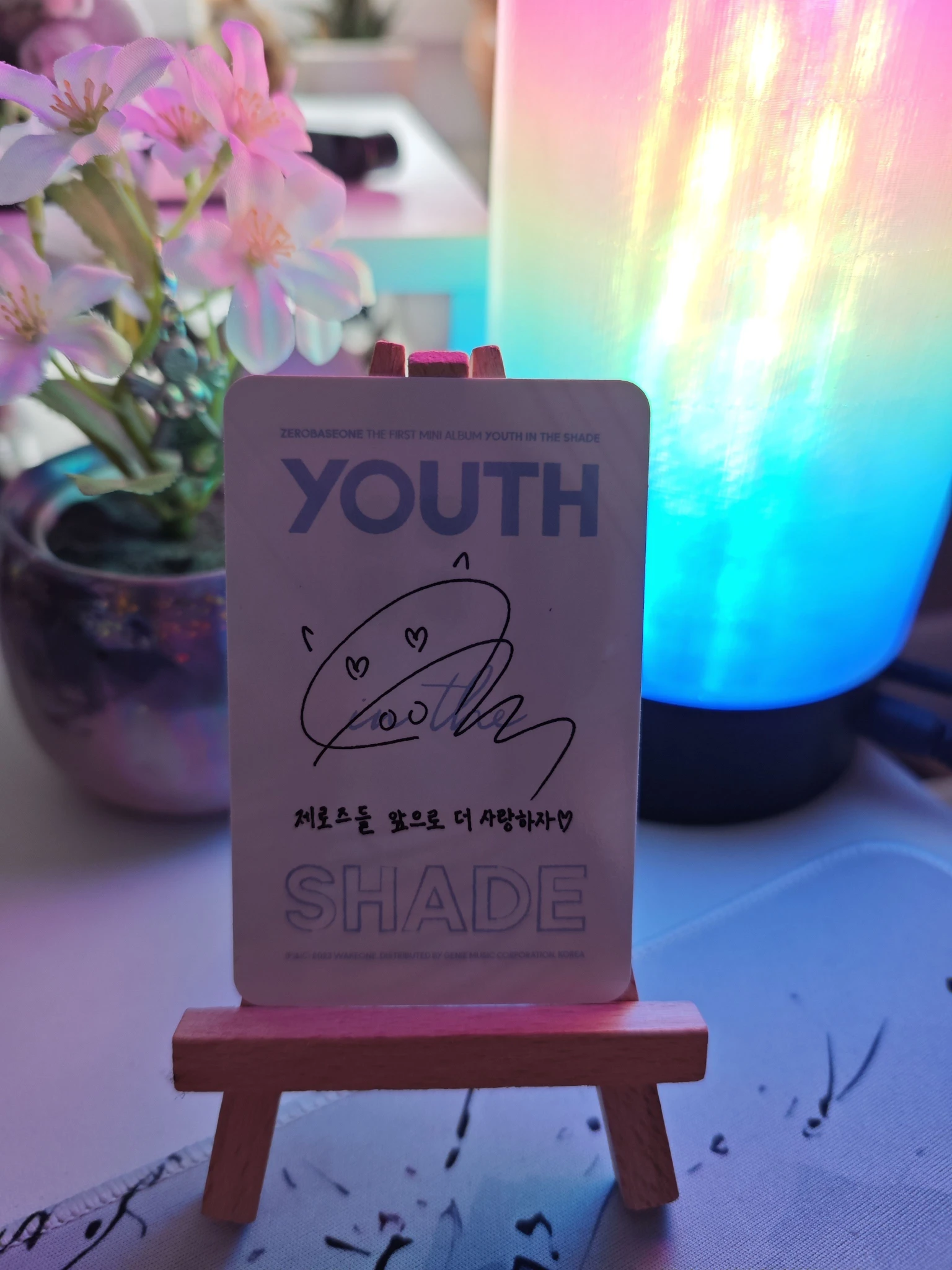 ZEROBASEONE Gunwook ZEROBASEONE - Gunwook - Youth in the Shade Album album photocard B version youth version listing photo 2