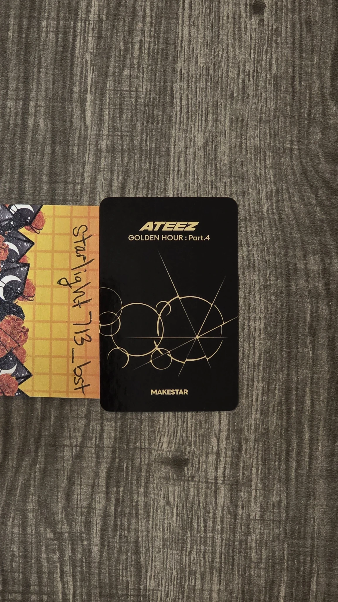 ATEEZ Wooyoung ATEEZ - Wooyoung - Golden Hour : Part.4 Album makestar lucky draw listing photo 2