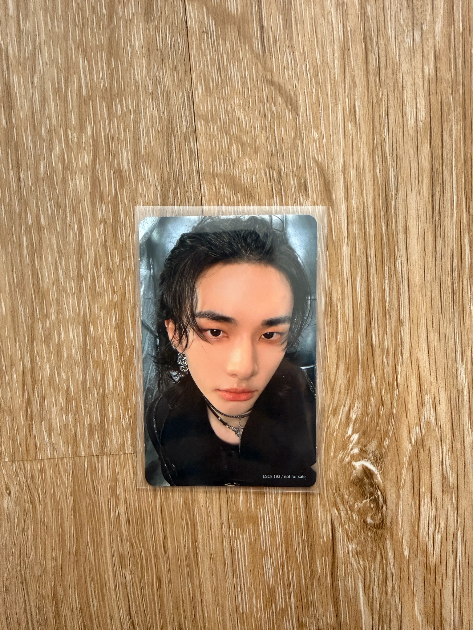 Stray Kids Hyunjin Stray Kids - Hyunjin - GIANT Album album photocard jpfc (japan fanclub) double-sided front side listing photo 2