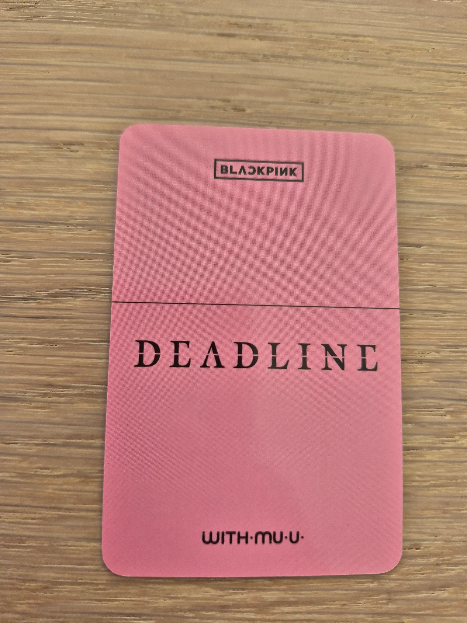 BLACKPINK Jennie BLACKPINK - Jennie - Deadline Album pob (pre-order benefit) withmuu listing photo 2