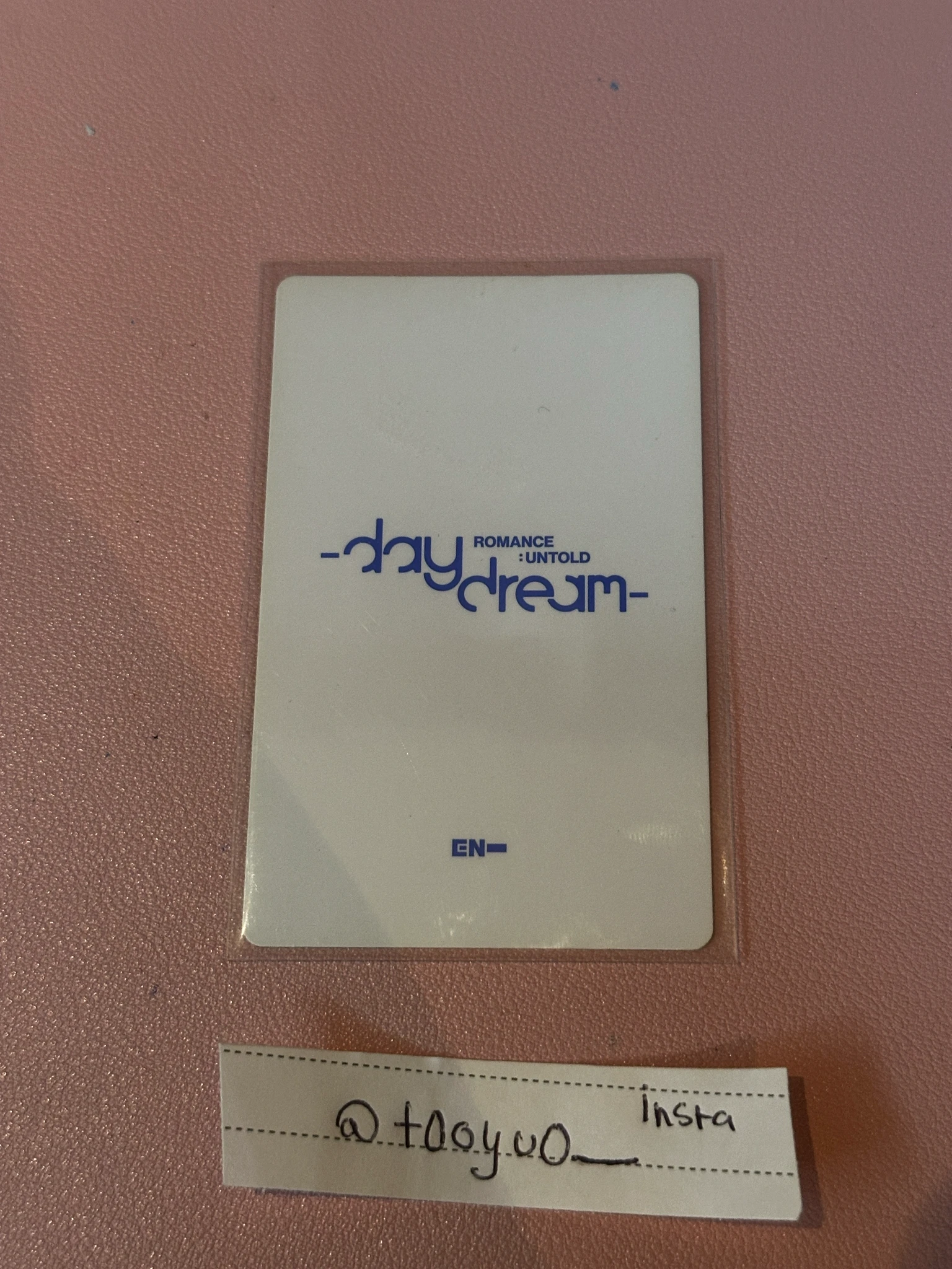 ENHYPEN Sunghoon ENHYPEN - Sunghoon - ROMANCE: UNTOLD-DAYDREAM- Album album photocard japan edition listing photo 2