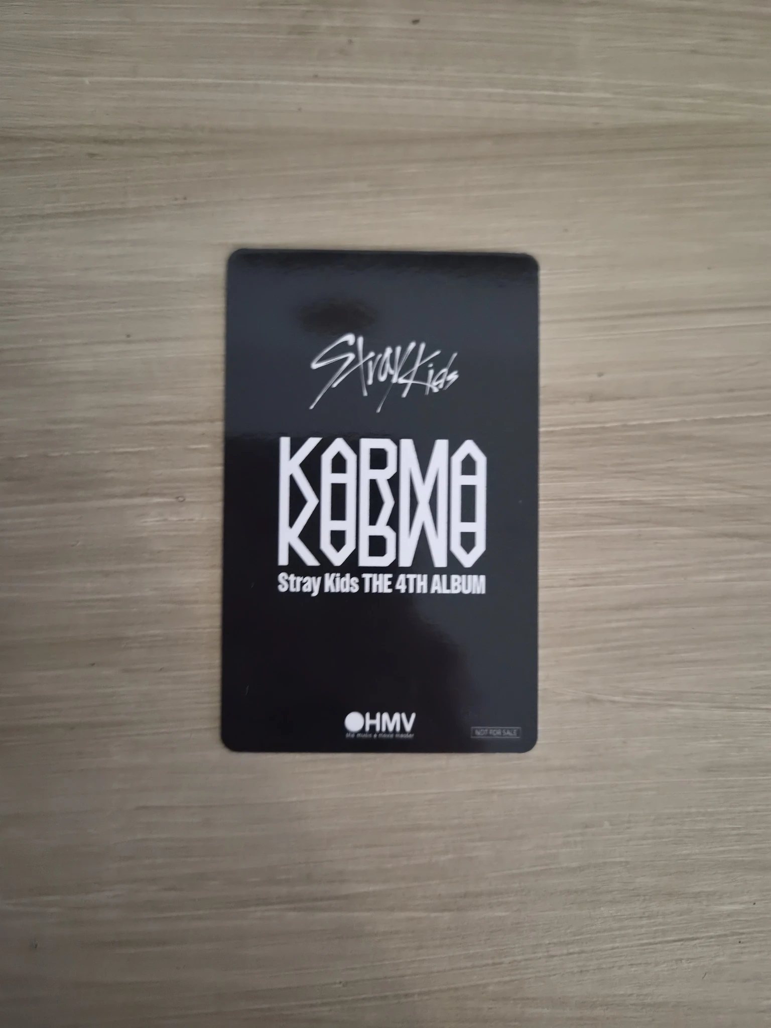 Stray Kids HAN Stray Kids - HAN - KARMA Album hmv japan A version lucky draw (LD) listing photo 2