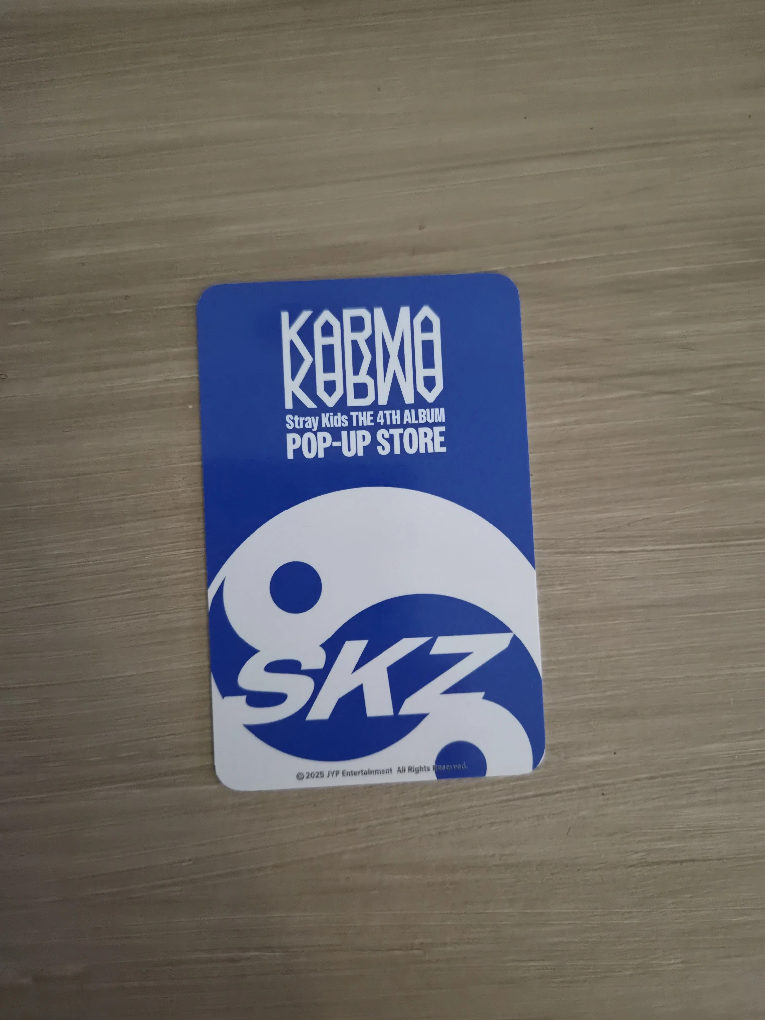 Stray Kids HAN Stray Kids - HAN - KARMA Album round 1 pop-up store lucky draw soundwave listing photo 2